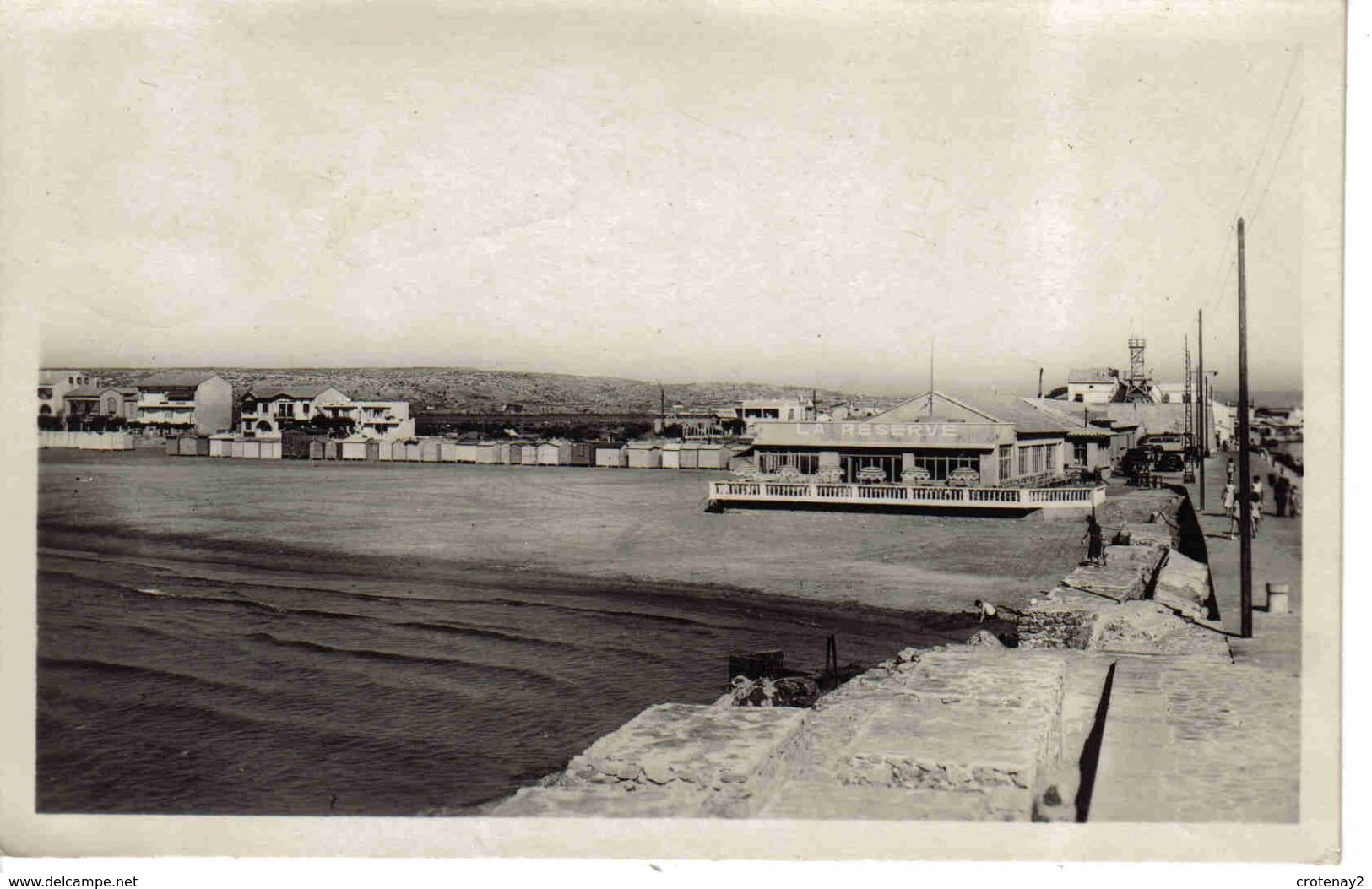 11 Port La Nouvelle N°158 La Réserve Nouvelles Villas Plage Cabines BUS Envoyée à VOITEUR Jura En 1957 ? - Port La Nouvelle