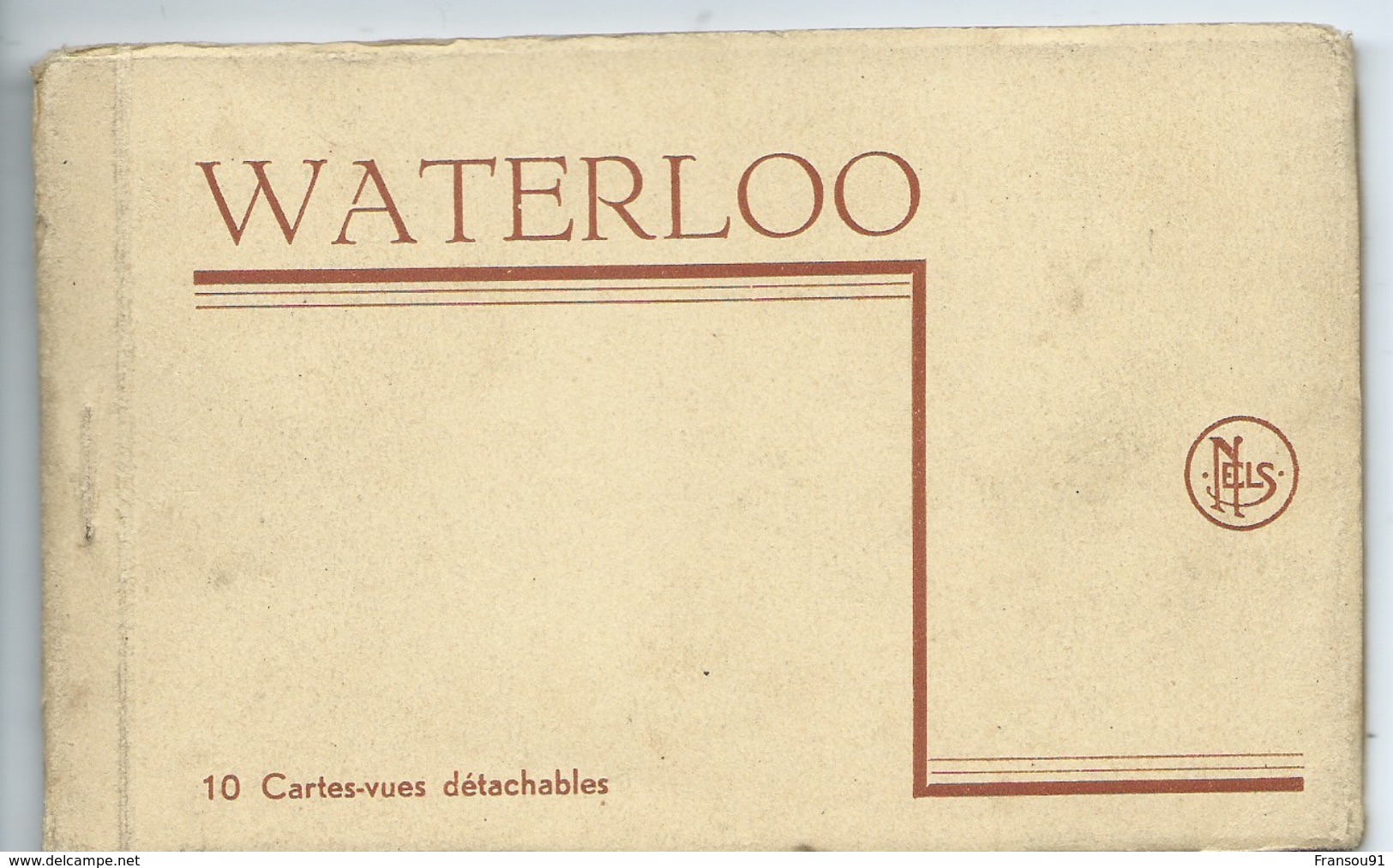 Waterloo Carnet De 10 Vues - Waterloo