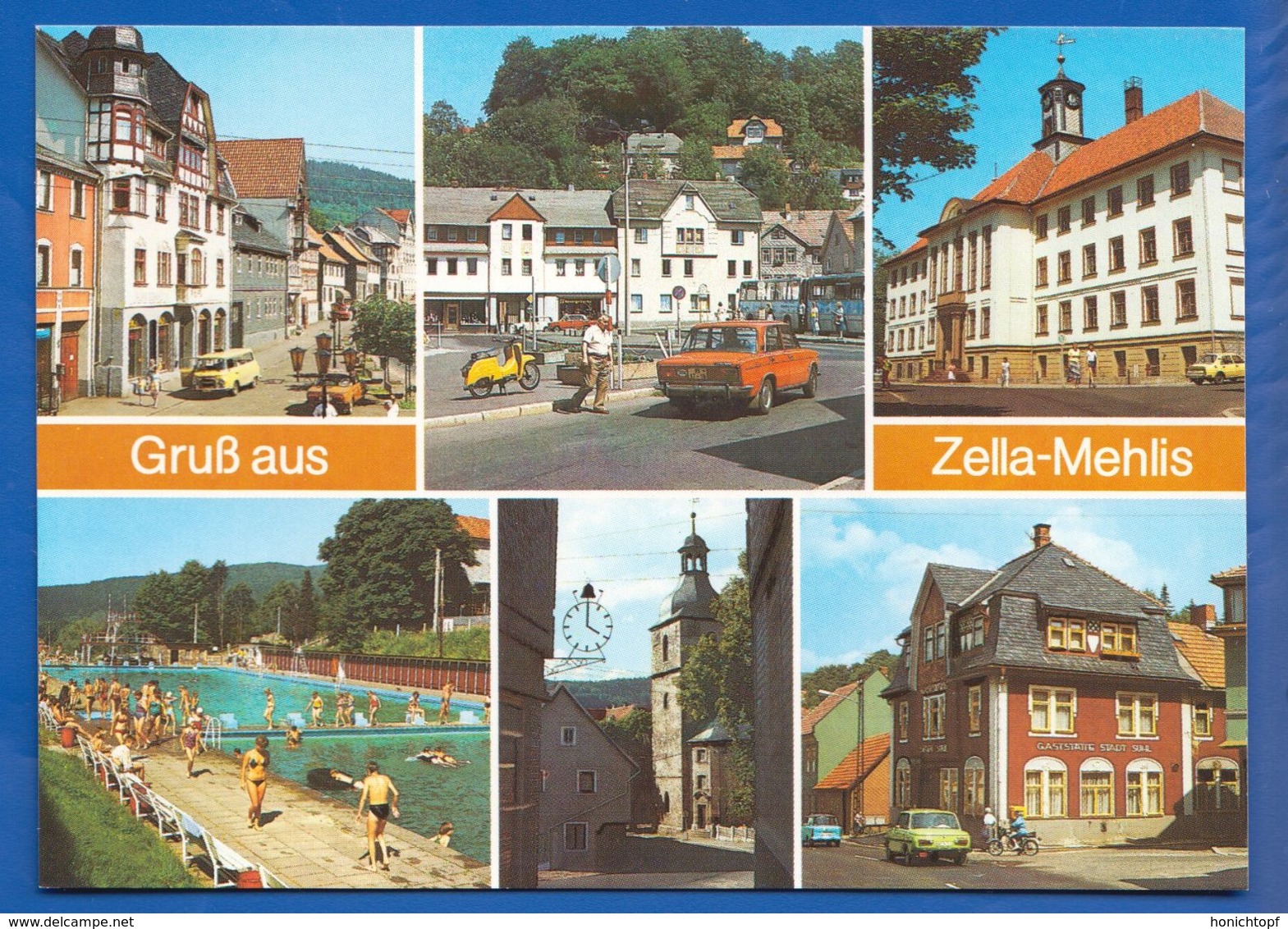 Deutschland; Zella - Mehlis; Multibildkarte - Zella-Mehlis