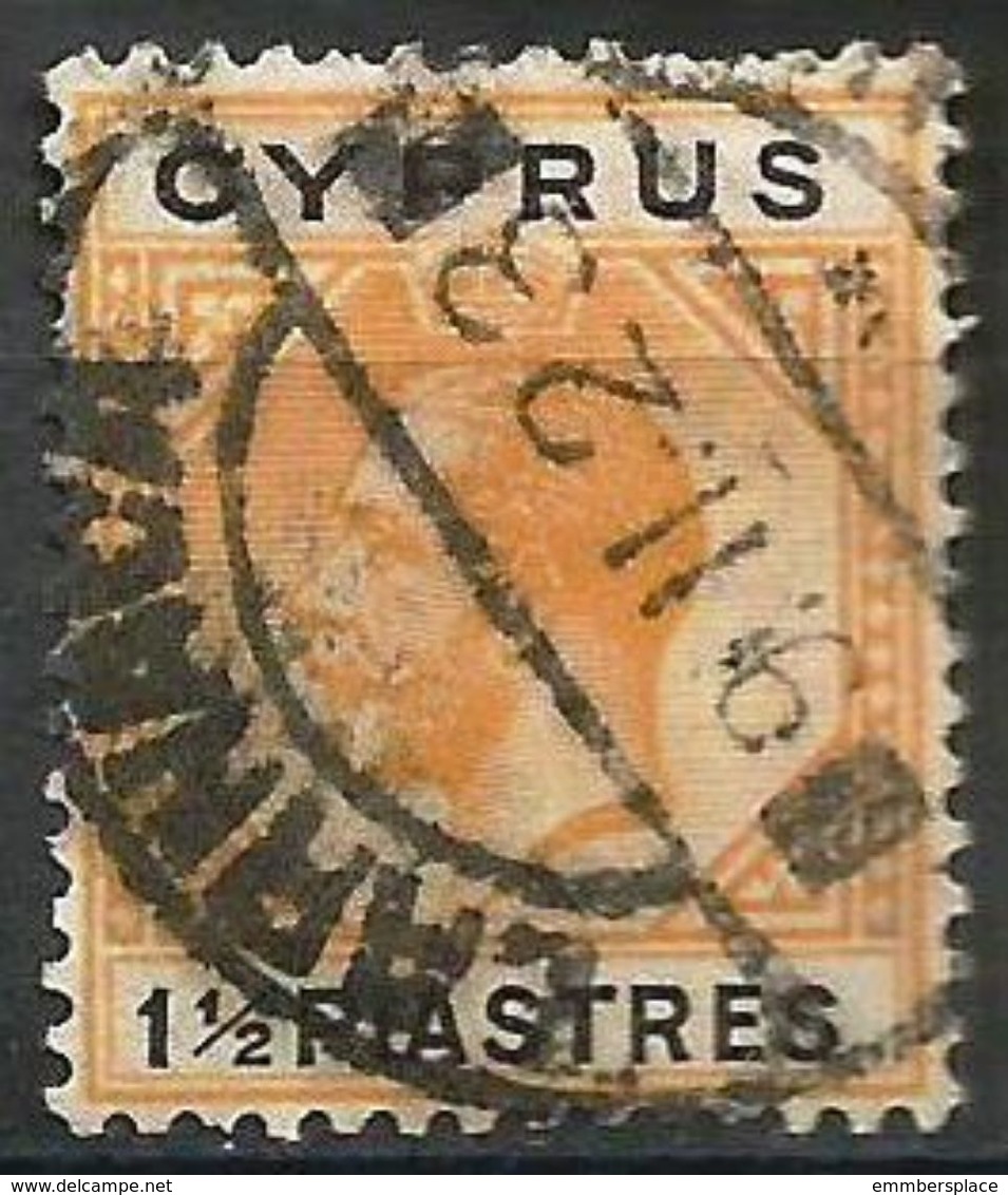 Cyprus  - 1921 King George V 1.5pi Used  SG 91  Sc 78 - Cyprus (...-1960)