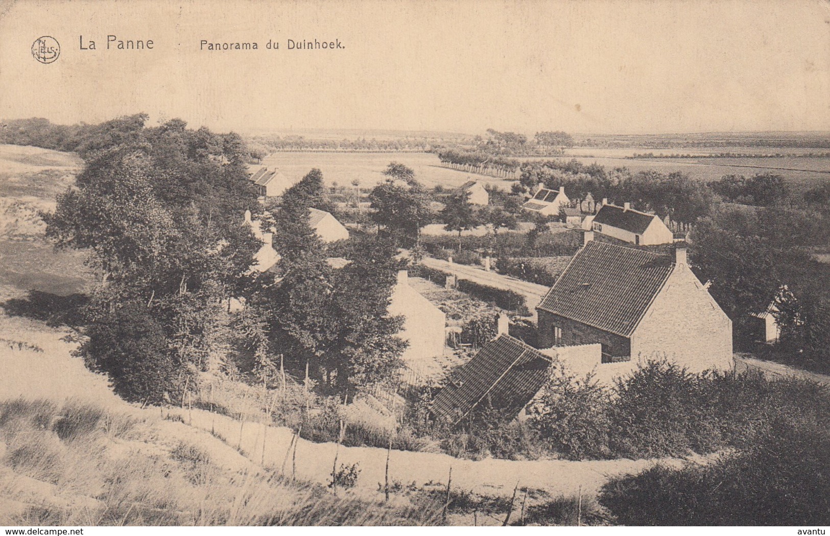 DE PANNE / ZICHT IN DE DUINHOEK - De Panne