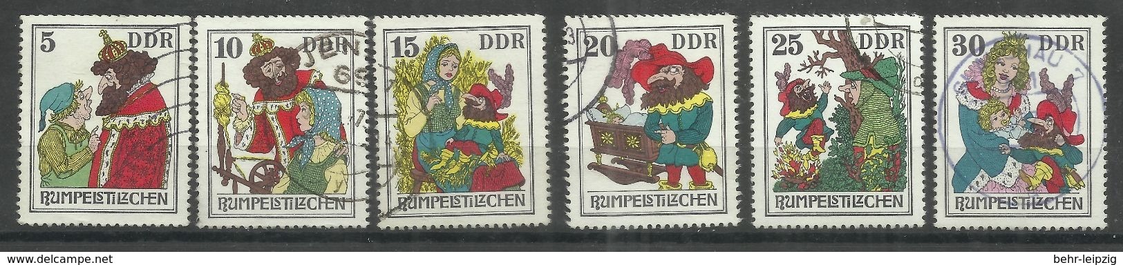DDR 2187-92  " Märchen Rumpelstilzchen , Satz Kpl. " Gestempelt .Mi 4,50 - Gebraucht