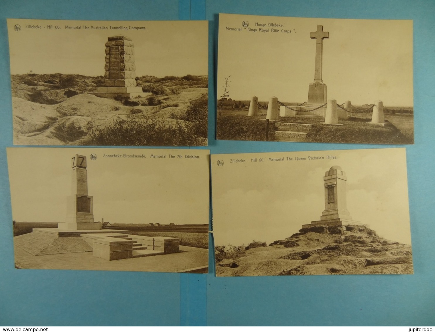 Lot De 12 Cartes Postales Monument 14-18 En Flandre - Guerre 1914-18