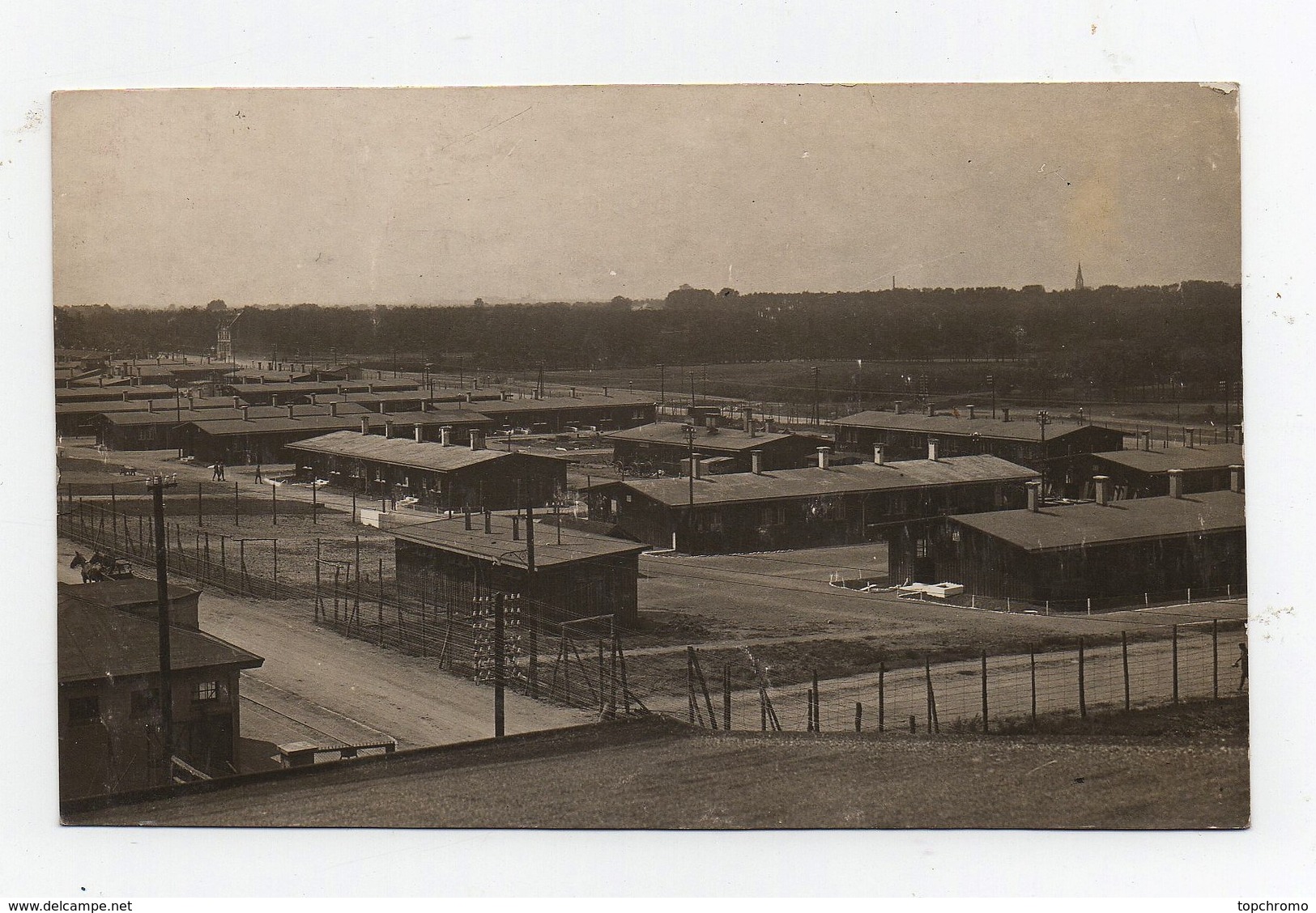 CPA Photo Militaria Guerre 1914-18 Camp De Prisonniers De Wahn Allemagne Deutschland Coln - Autres & Non Classés