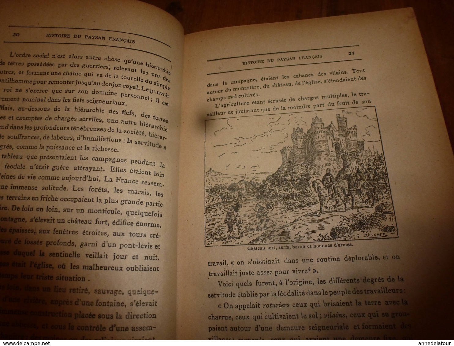 1926 HISTOIRE DU PAYSAN FRANÇAIS----> (  à travers les âges), par J. Gobé, illustré par J. Lacroix