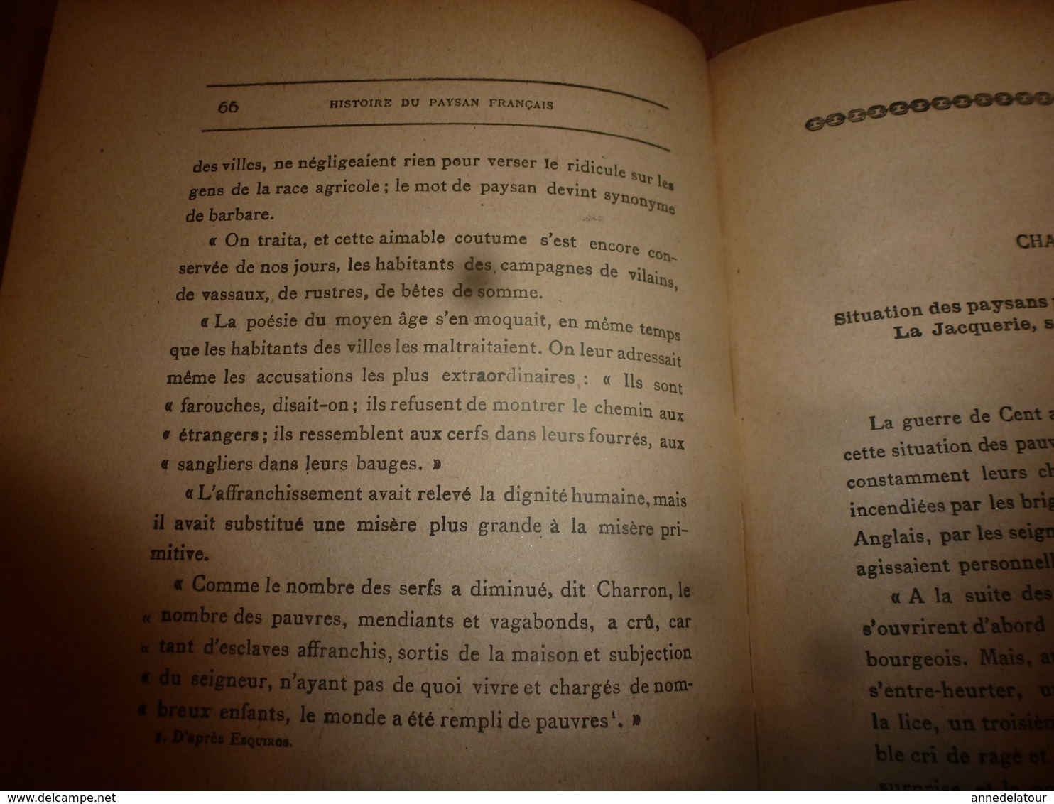 1926 HISTOIRE DU PAYSAN FRANÇAIS----> (  à travers les âges), par J. Gobé, illustré par J. Lacroix