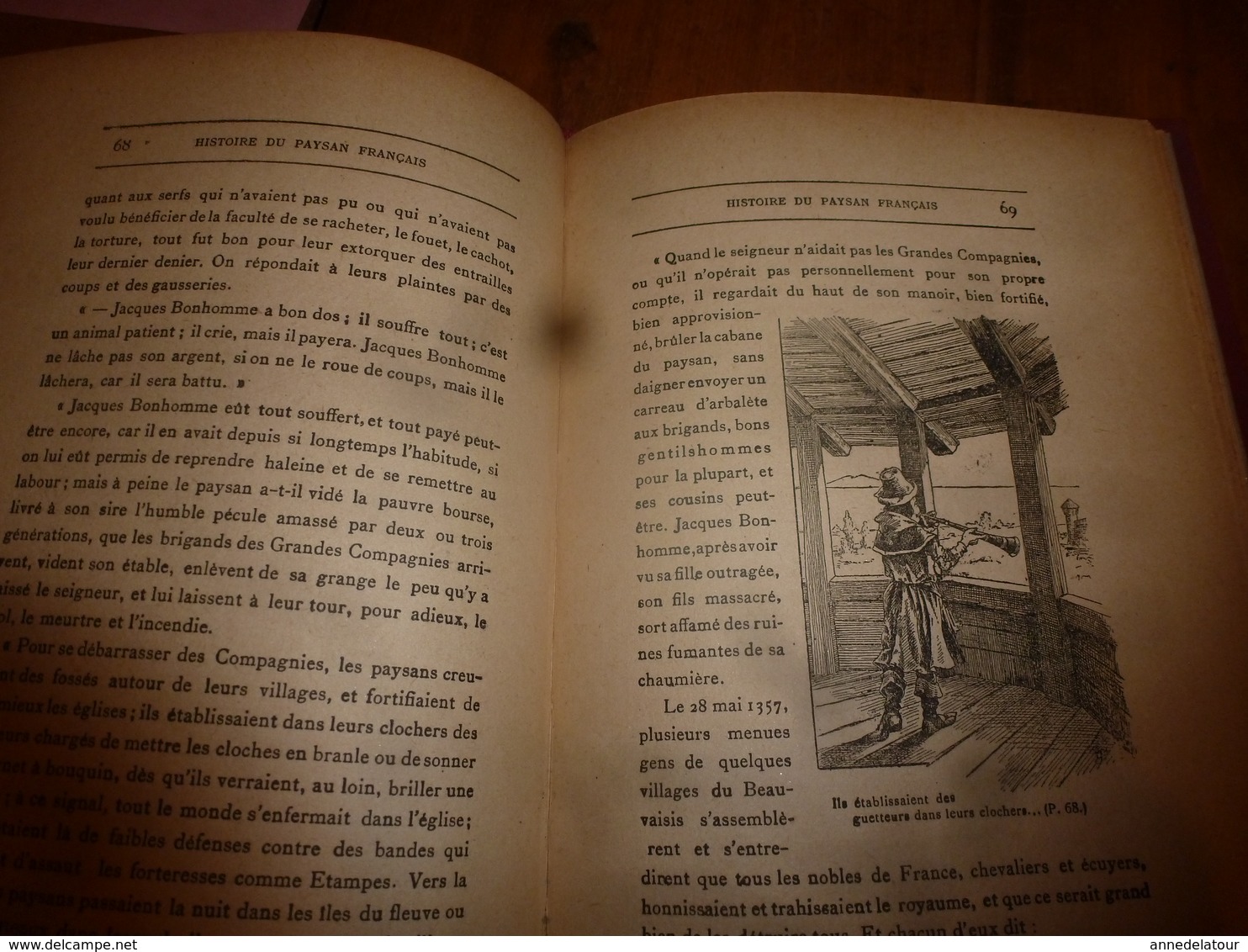 1926 HISTOIRE DU PAYSAN FRANÇAIS----> (  à travers les âges), par J. Gobé, illustré par J. Lacroix