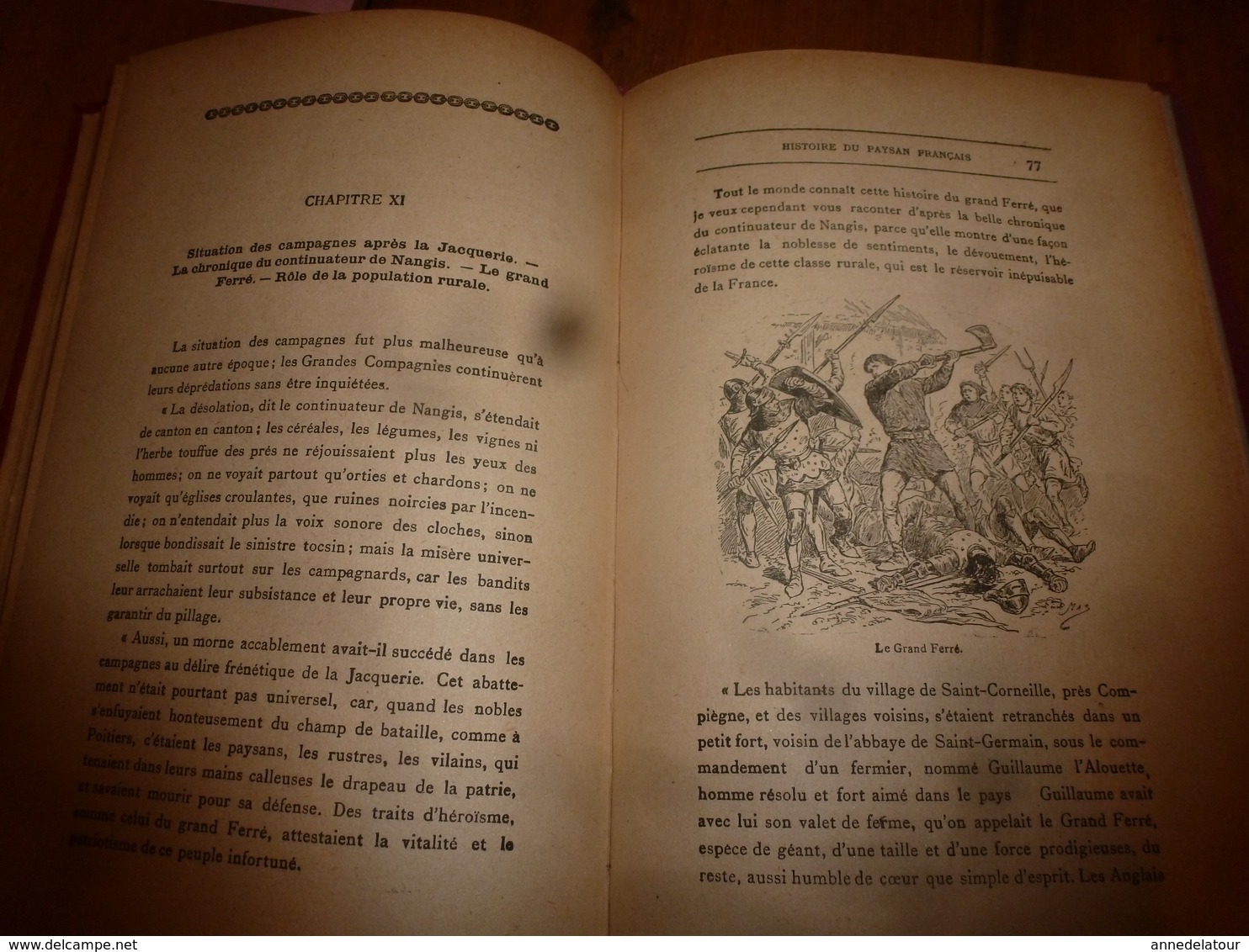 1926 HISTOIRE DU PAYSAN FRANÇAIS----> (  à travers les âges), par J. Gobé, illustré par J. Lacroix