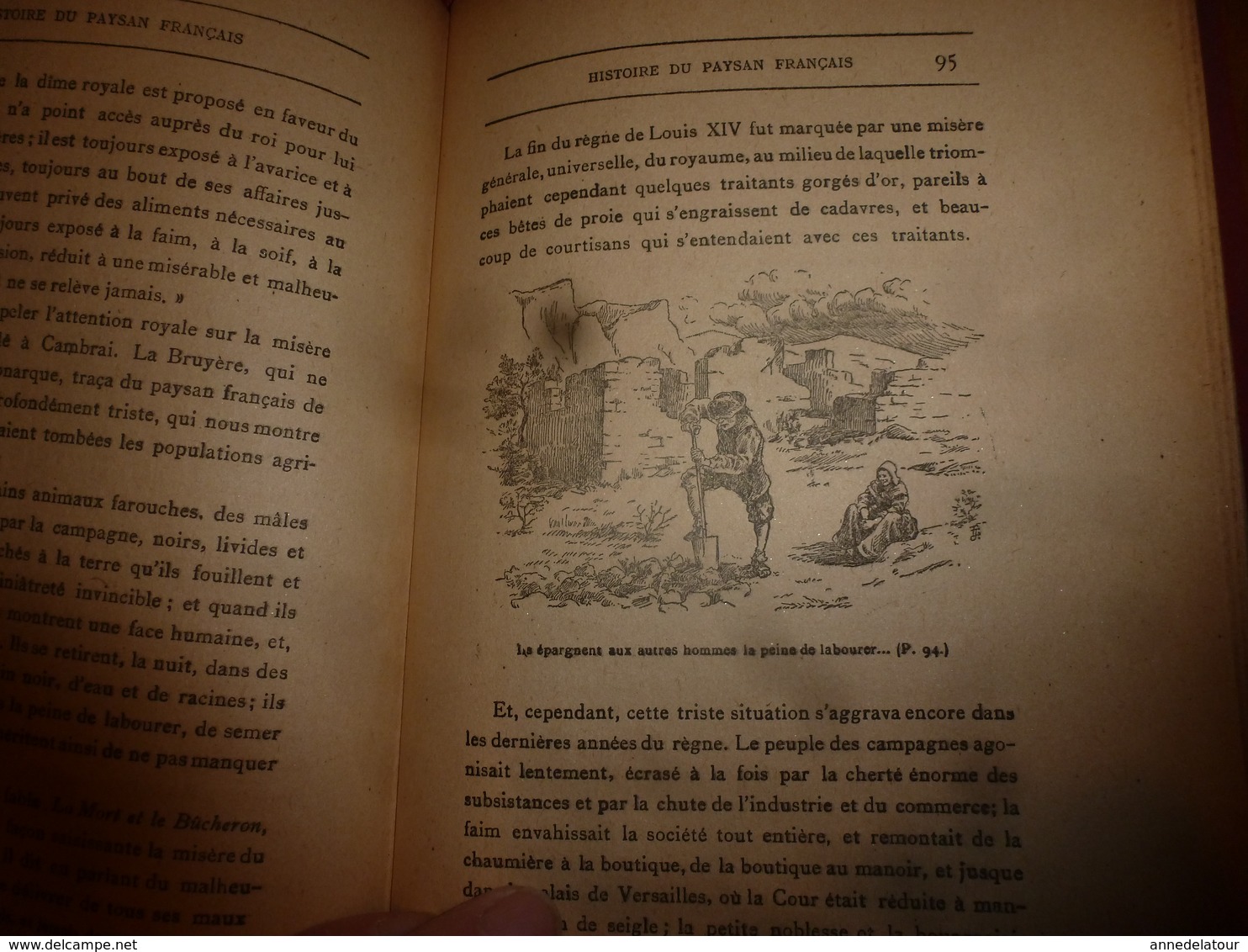 1926 HISTOIRE DU PAYSAN FRANÇAIS----> (  à travers les âges), par J. Gobé, illustré par J. Lacroix