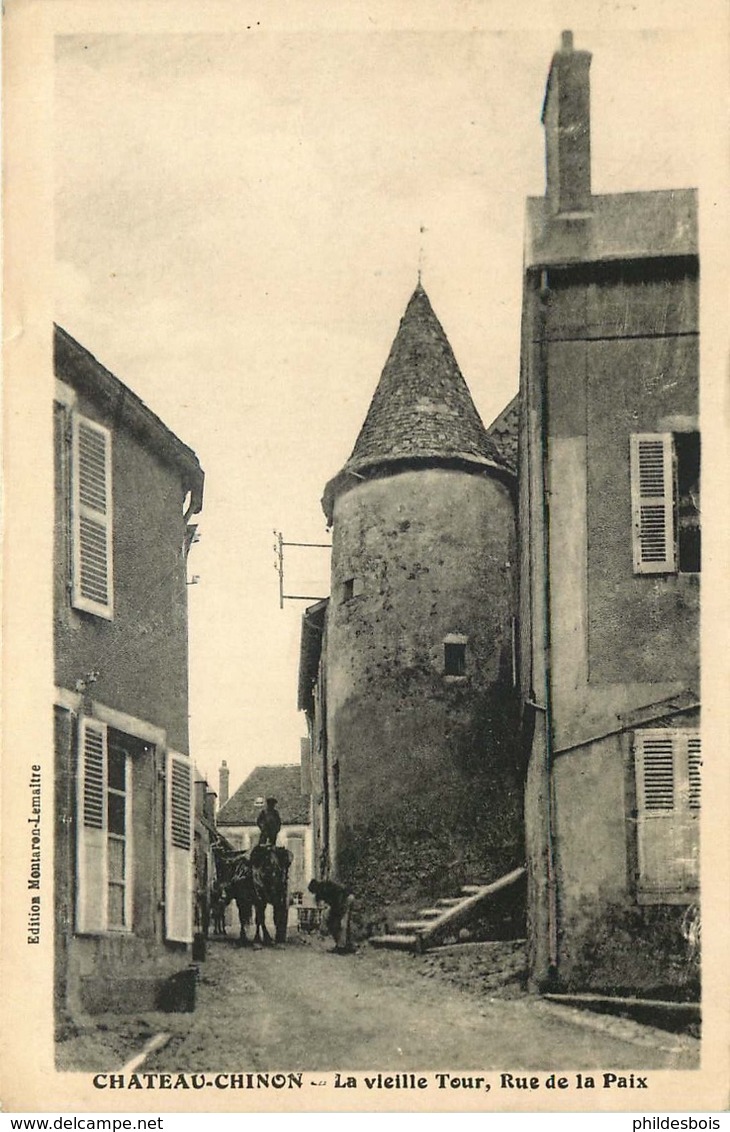 NIEVRE CHATEAU CHINON  Rue De La Paix - Chateau Chinon