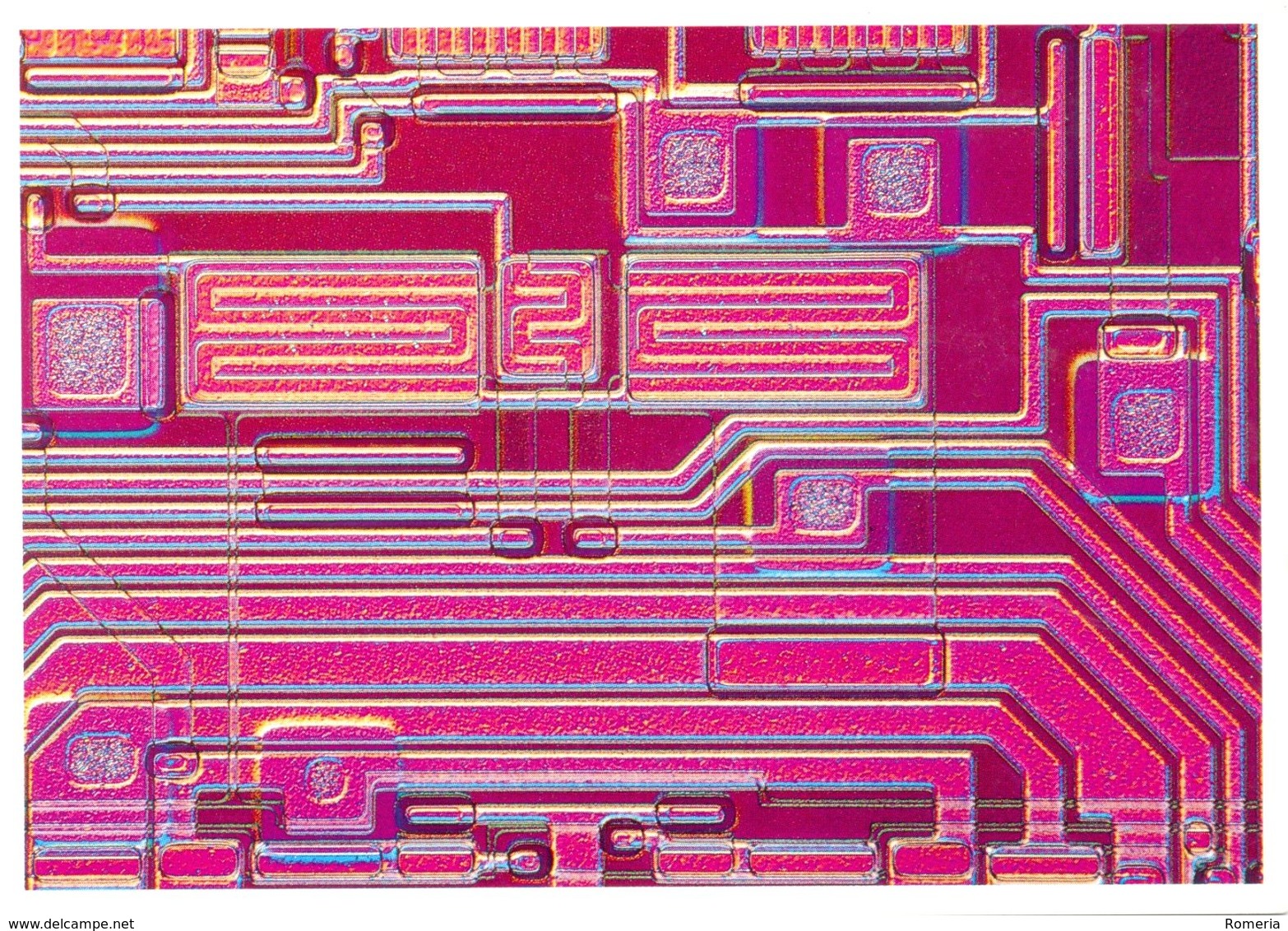 IBM 64 K Bit Speicerchip Hergestellt Im Werk Sindelfingen - Ecrite, Timbrée - 5208 - Malerei & Gemälde