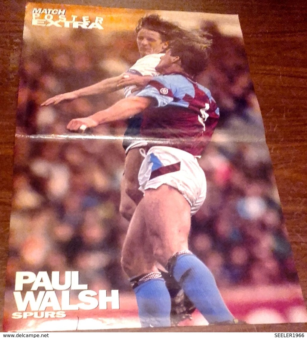 POSTER -   Paul WALSH / Ian WRIGHT - Kevin HITCHCOCK  (ENGLAND). - Books