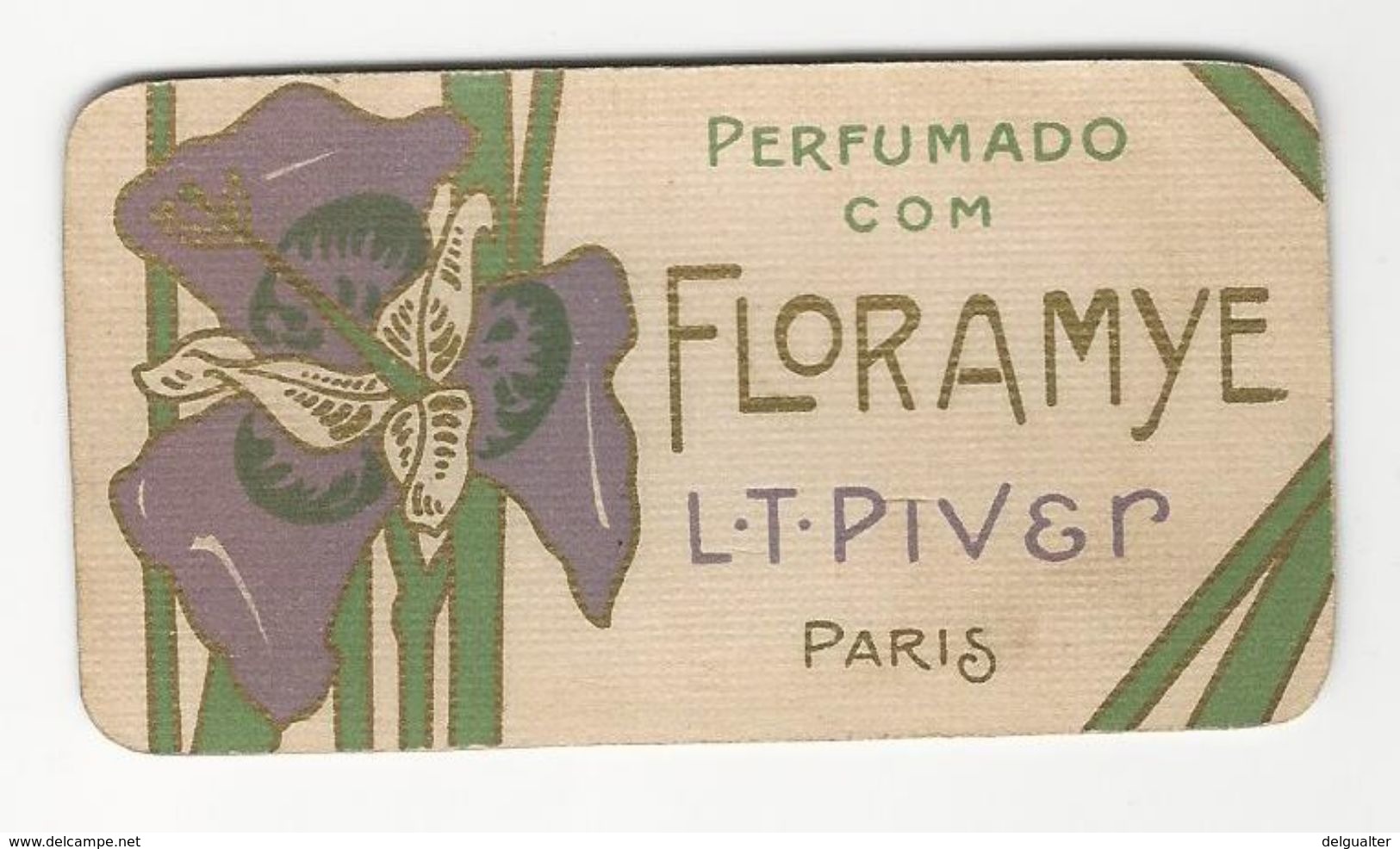 Calendar * France * 1906 * Floramye * L.T. Piver Paris - Small : 1901-20