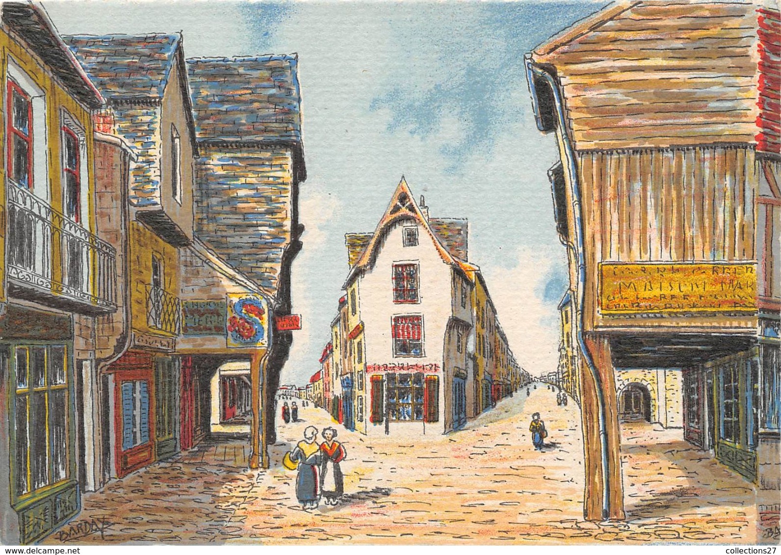 35-VITRE- LA RUE POTERIE - Vitre