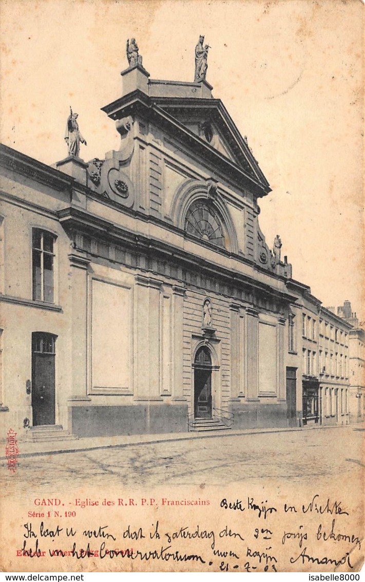 Gent Gand   Kerk  Eglise De R.R. Franciscains        I 2996 - Gent