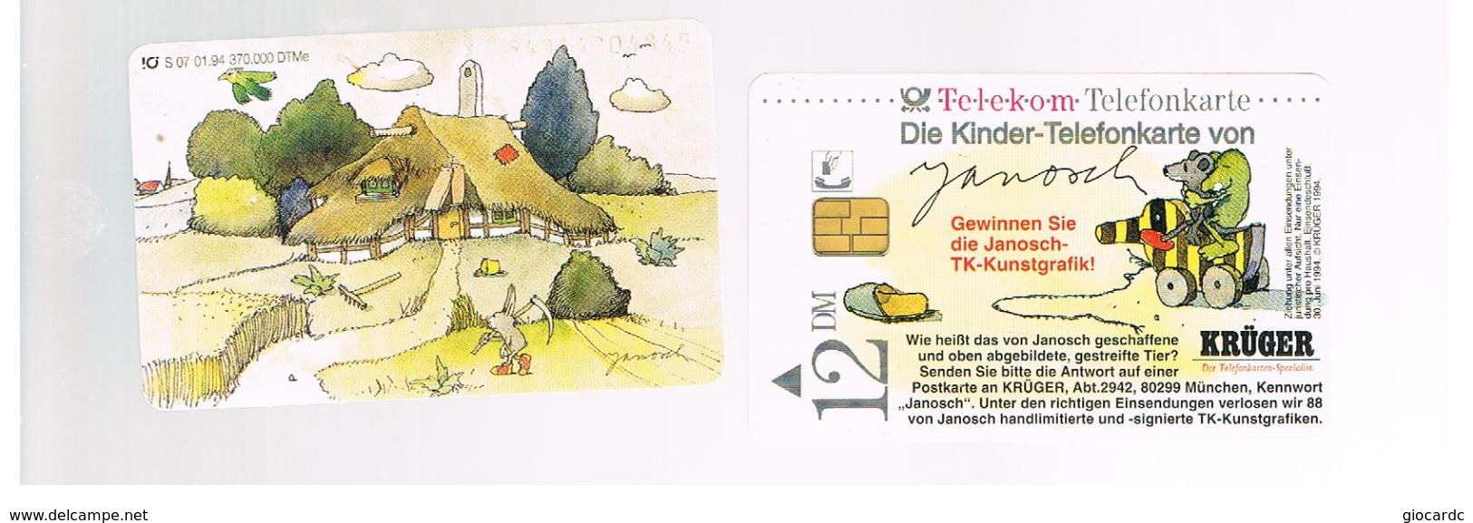 GERMANIA (GERMANY) -  1994 -   KRUEGER     - USED - RIF.   73 - Jeux