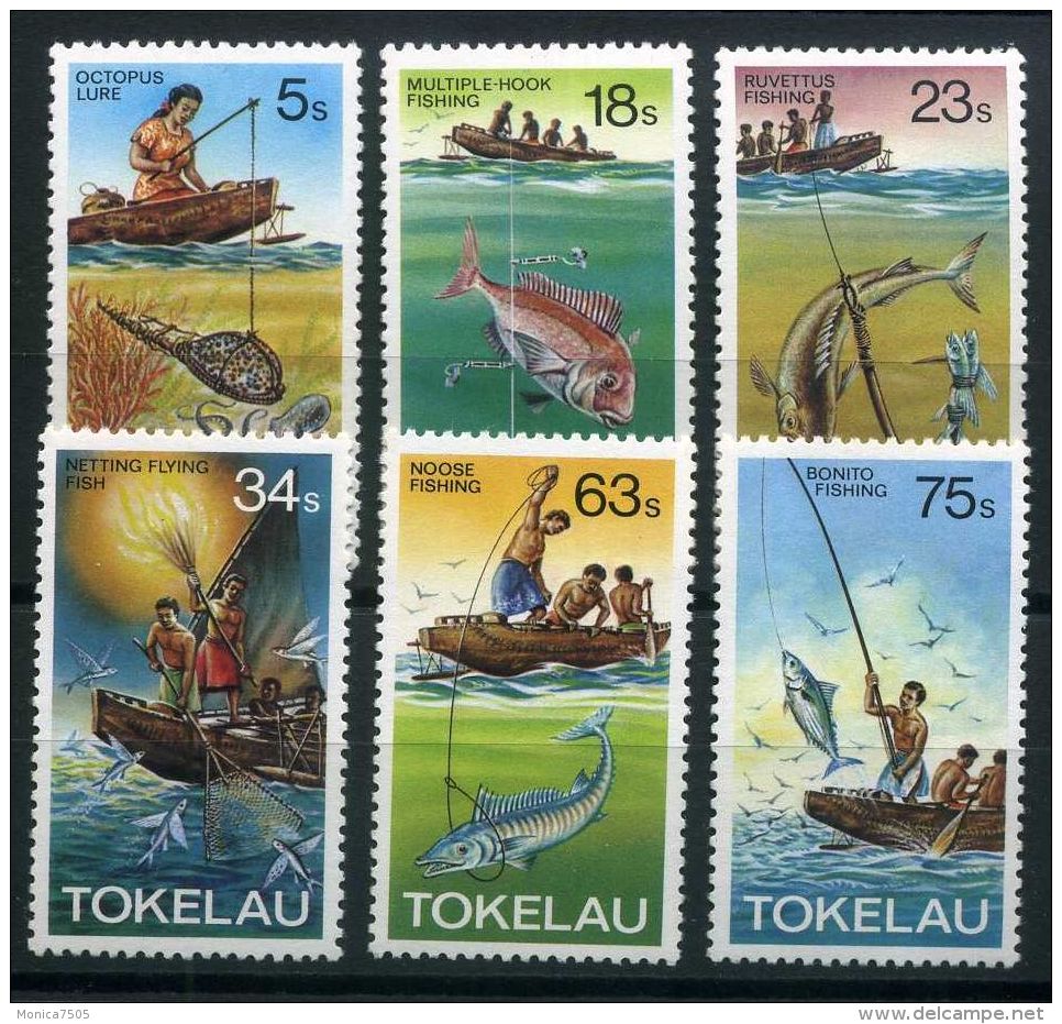 TOKELAU ( POSTE ) Y&amp;T N°  85/90 TIMBRES  NEUFS  SANS  TRACE  DE  CHARNIERE , A  VOIR . - Tokelau