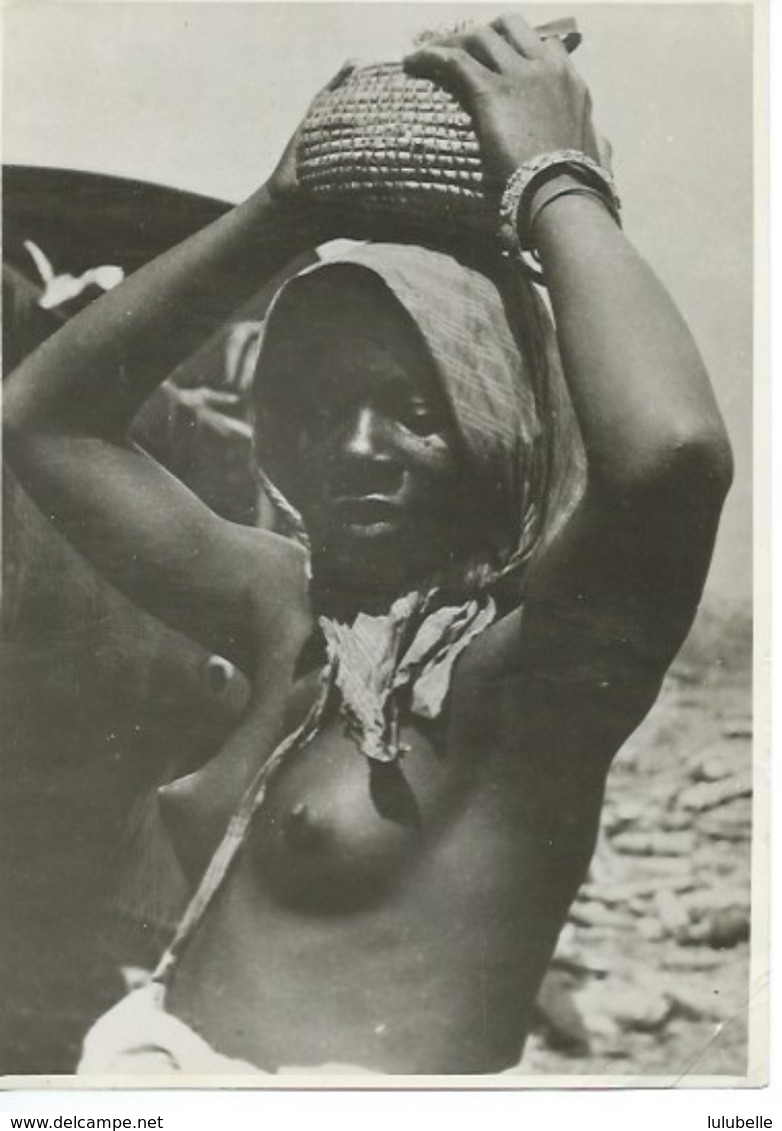 A.O.F. - GUINEE FRANCAISE - FEMME MELINKE - PHOTO 12,5 X 17,5 Cm - Afrika