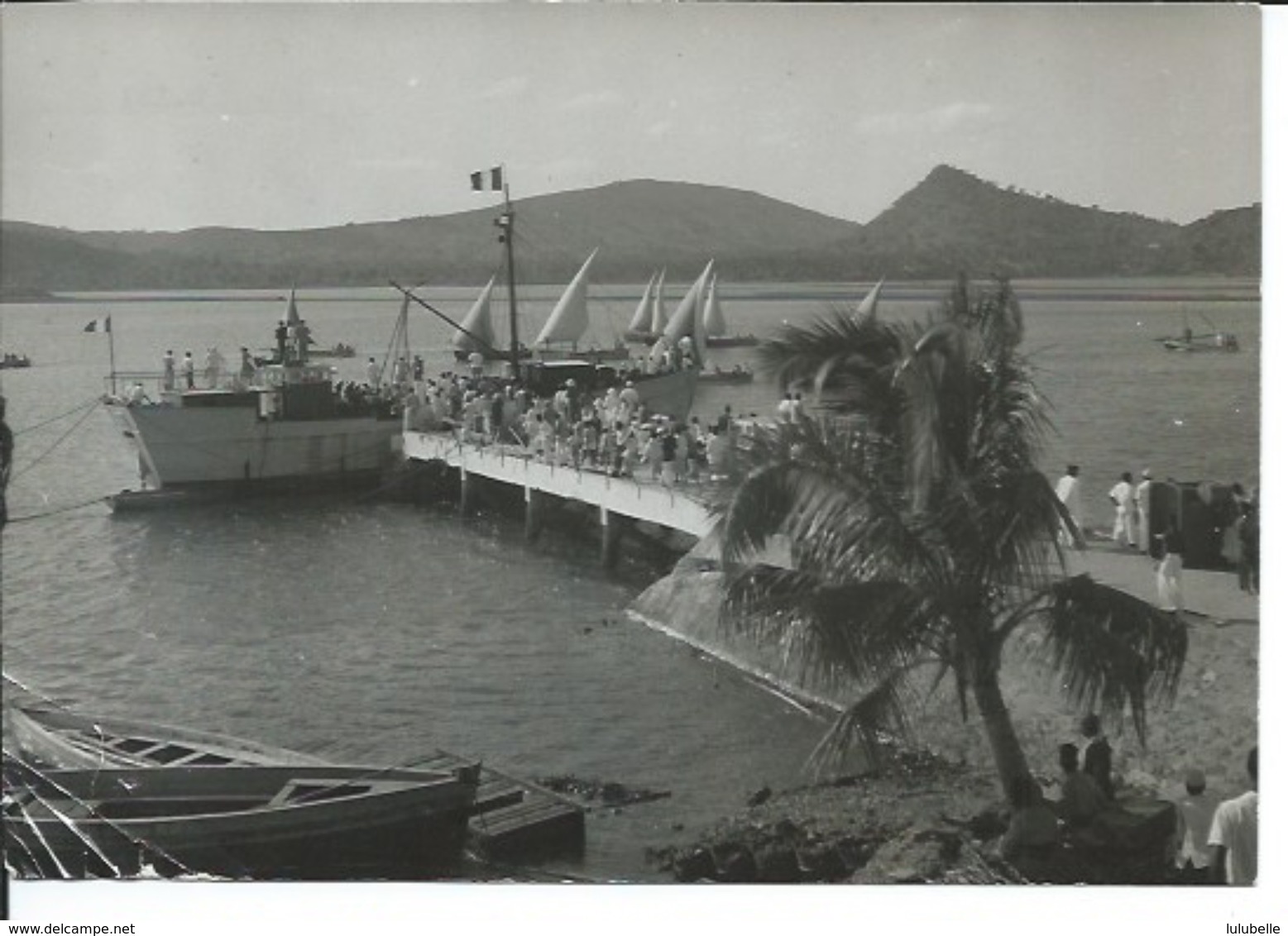 MAYOTTE - ARCHIPEL DES COMORES - DZAOUDZI - "La Jetée Nord" - PHOTO 12,5 X 17,5 Cm - Africa