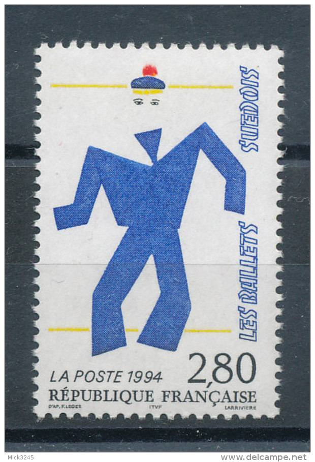 2868** France-Suède - Unused Stamps