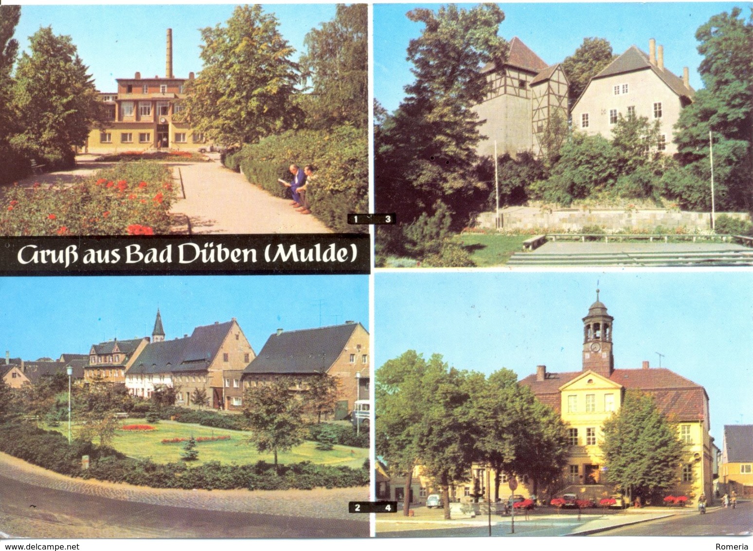 Allemagne - Bad Düben - Multivues - Veb Ansichtskartenvertag - Ecrite, Timbrée - - Bad Dueben