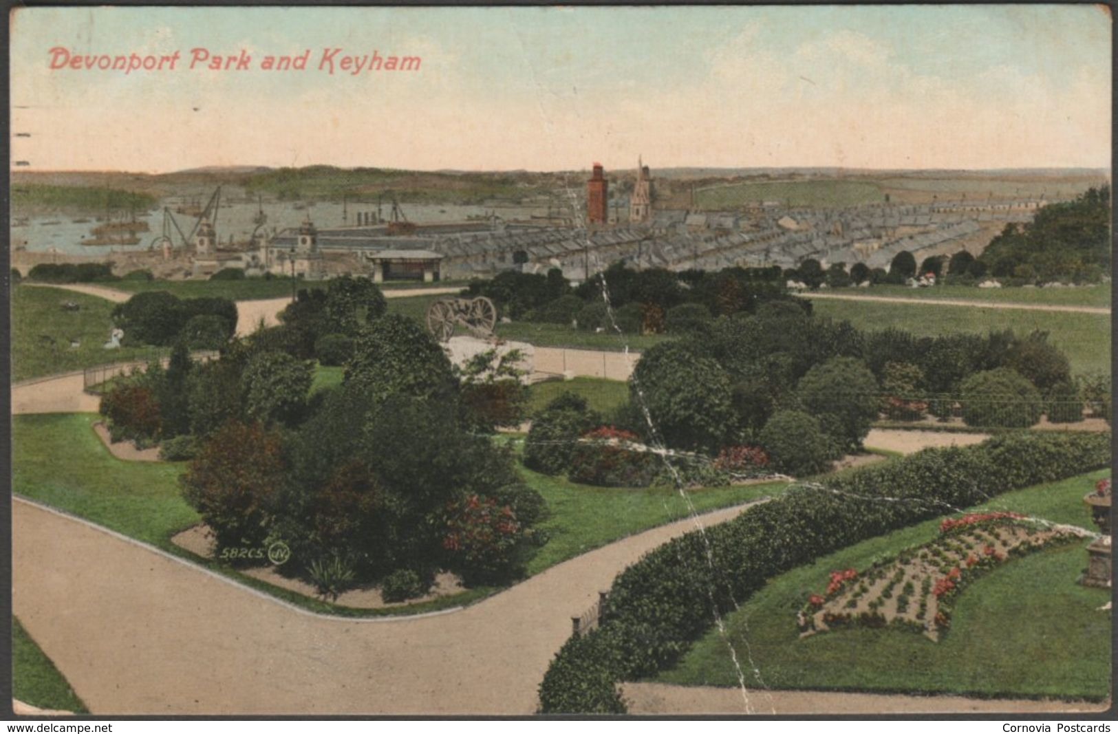 Devonport Park And Keyham, Plymouth, Devon, 1909 - Valentine's Postcard - Plymouth