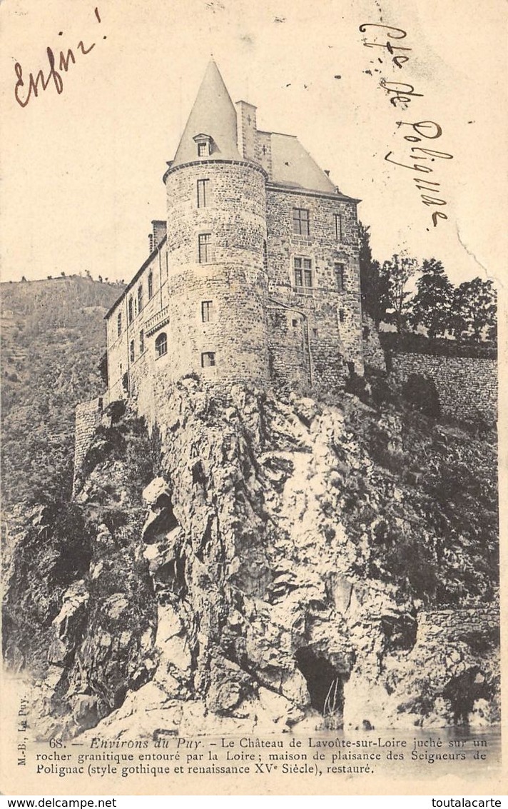 CPA 43 ENVIRONS DU PUY LE CHATEAU DE LAVOUTE SUR LOIRE - Le Puy En Velay