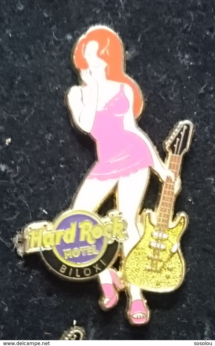 Pin Up Hard Rock Café Biloxi. Serie : Rock All Night Series Girl. - Pin-ups