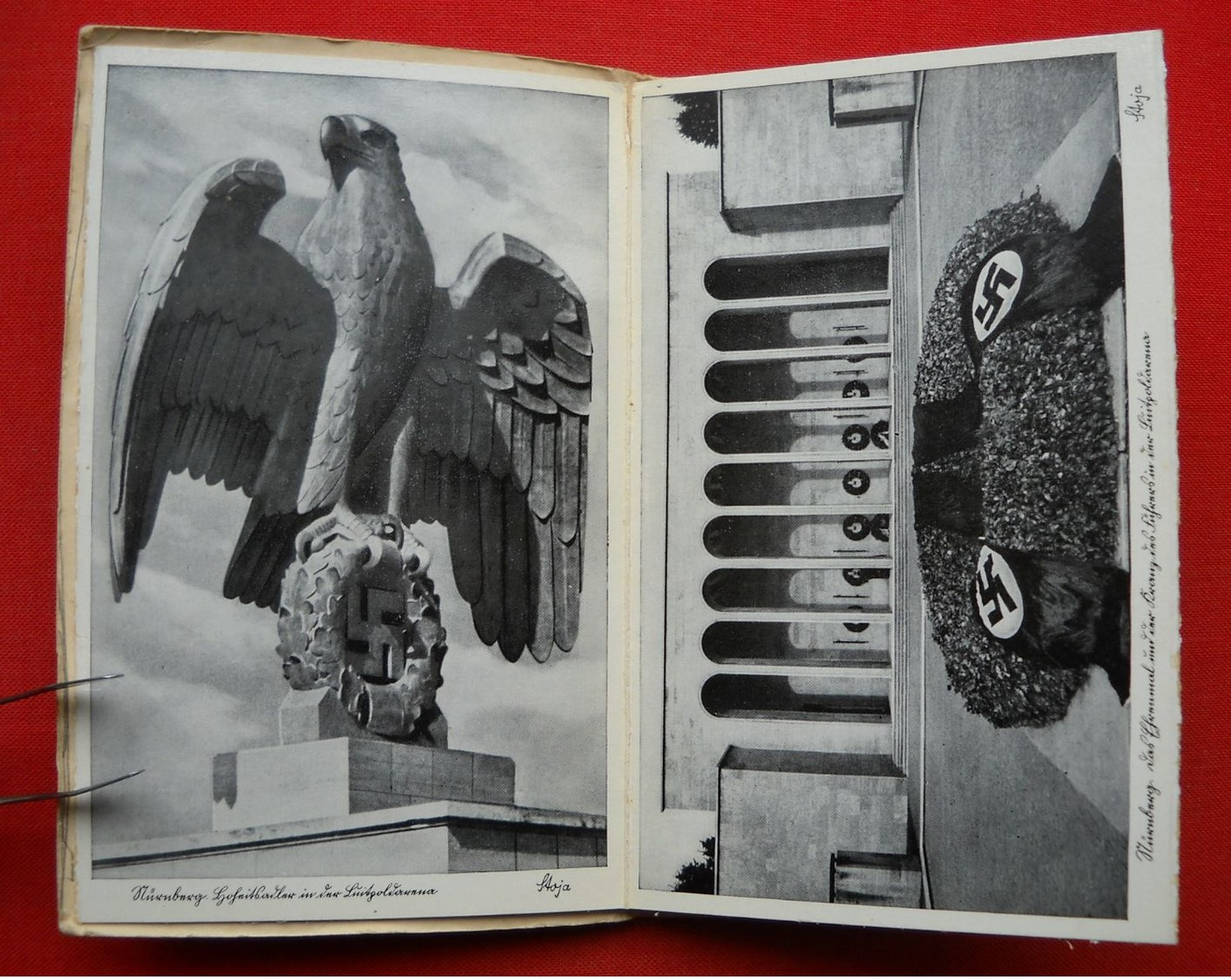 10x Postkarten "Nürnberg Reichsparteitag", Komplettes Propaganda-Leporello, Ungebraucht Top - Briefe U. Dokumente