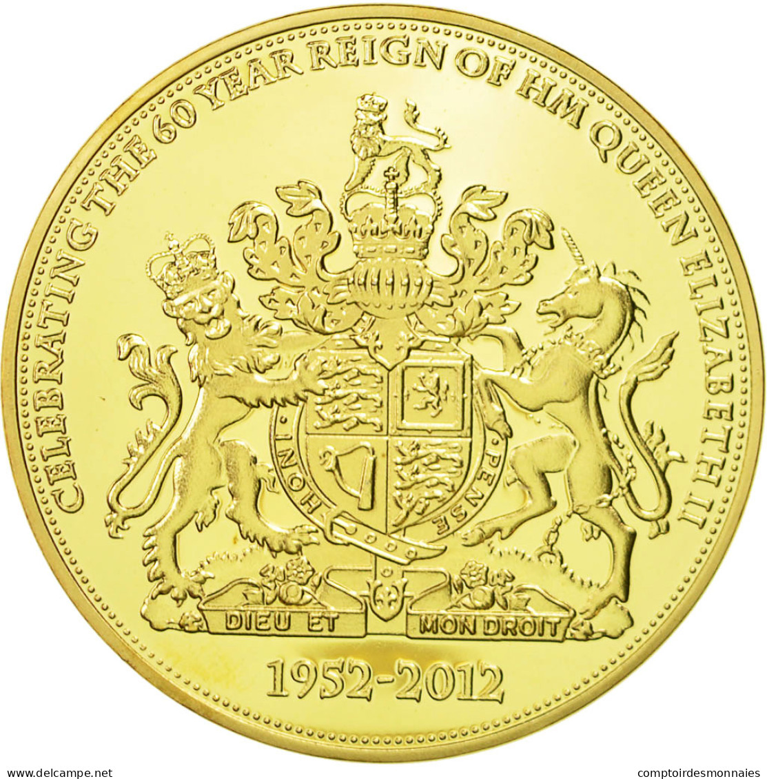 United Kingdom , Médaille, Diamond Jubilee Of Her Majesty The Queen, Elizabeth - Autres & Non Classés