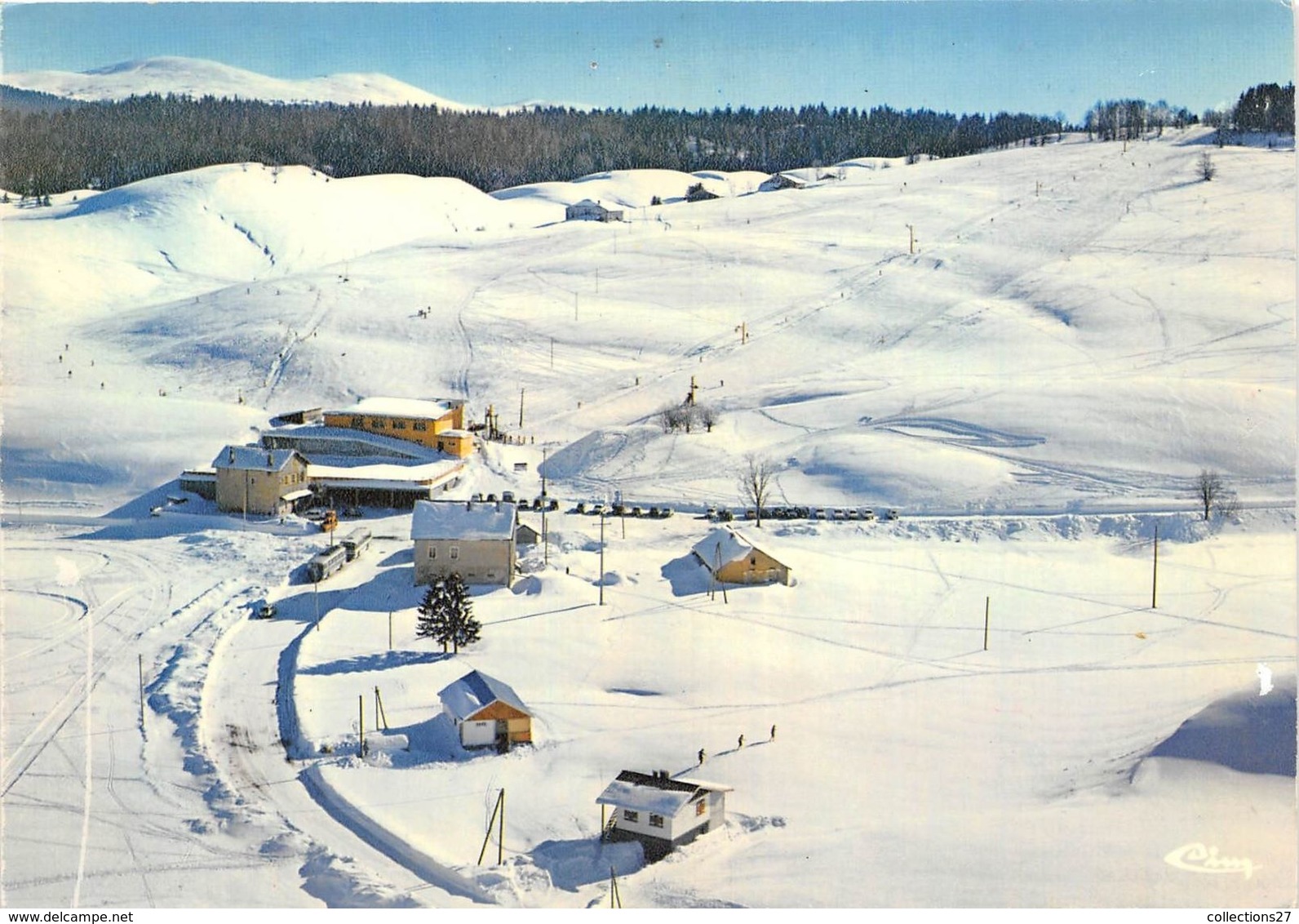 39-SEPTMONCEL- LES MOLUNES- CENTRE DE SPORTS D'HIVER DU MANON - Septmoncel