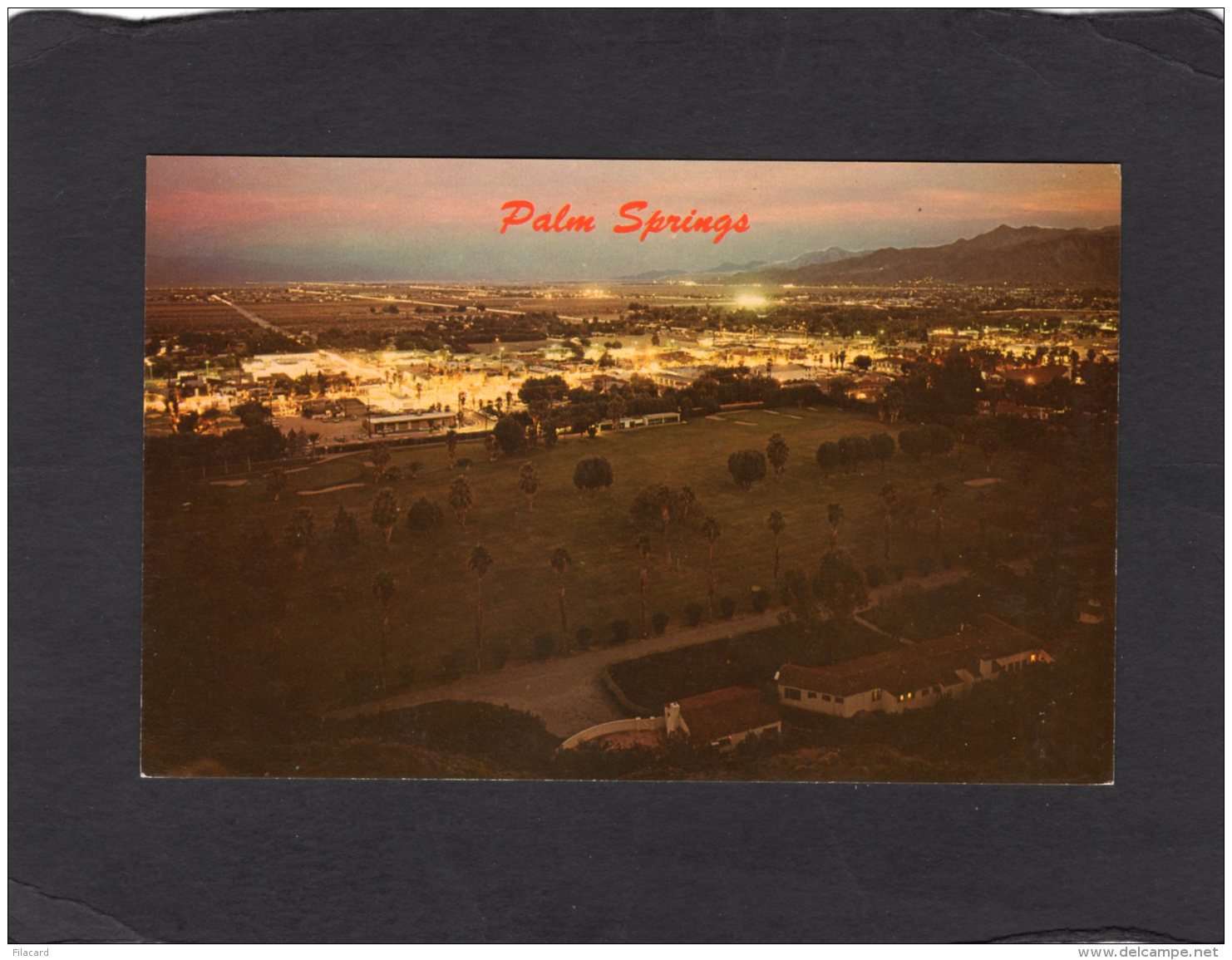 76145     Stati  Uniti,  Palm  Springs At Twilight,  NV - Palm Springs