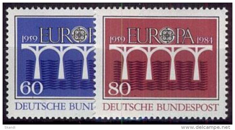 DEUTSCHLAND 1984 Mi-Nr. 1210/11 ** MNH - CEPT - 1984