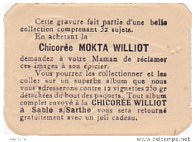 Chromo Gauffré - Chicorée Mokta Williot - Yougoslavie - Tea & Coffee Manufacturers