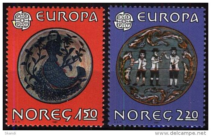 NORWEGEN 1981 Mi-Nr. 836/37 ** MNH - CEPT - Ungebraucht