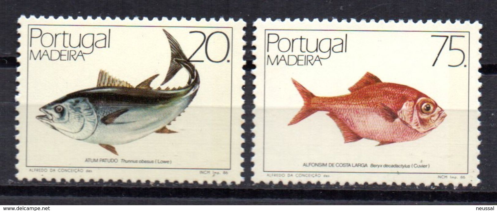 Serie Nº 109/110 Portugal Madeira - Poissons