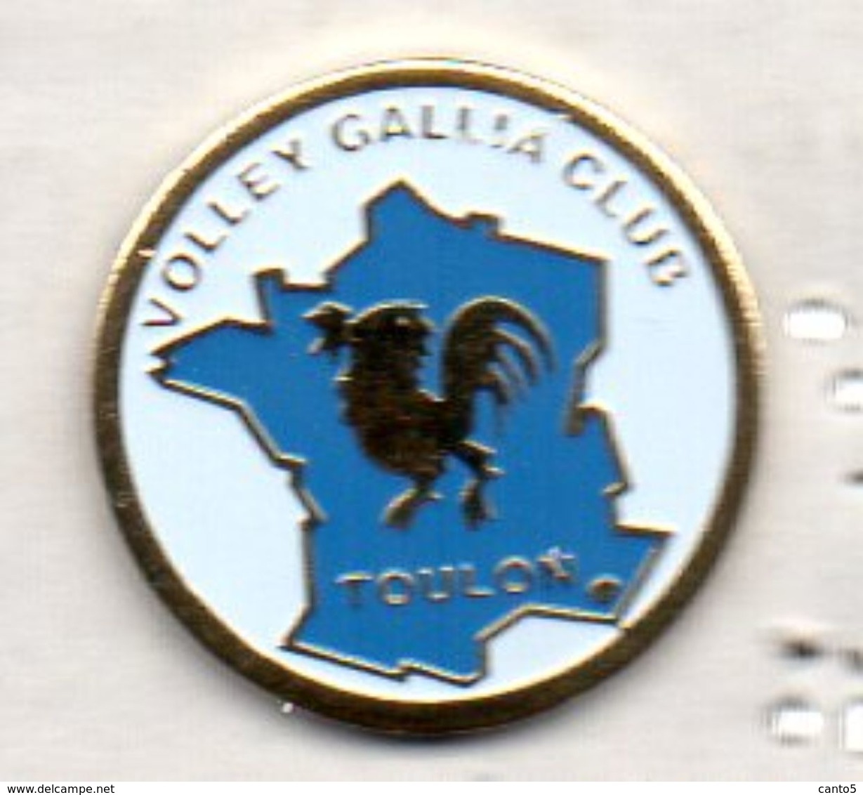 PIN'S VOLLEYBALL GALLIA CLUB TOULON COQ CARTE DE FRANCE - Volleyball