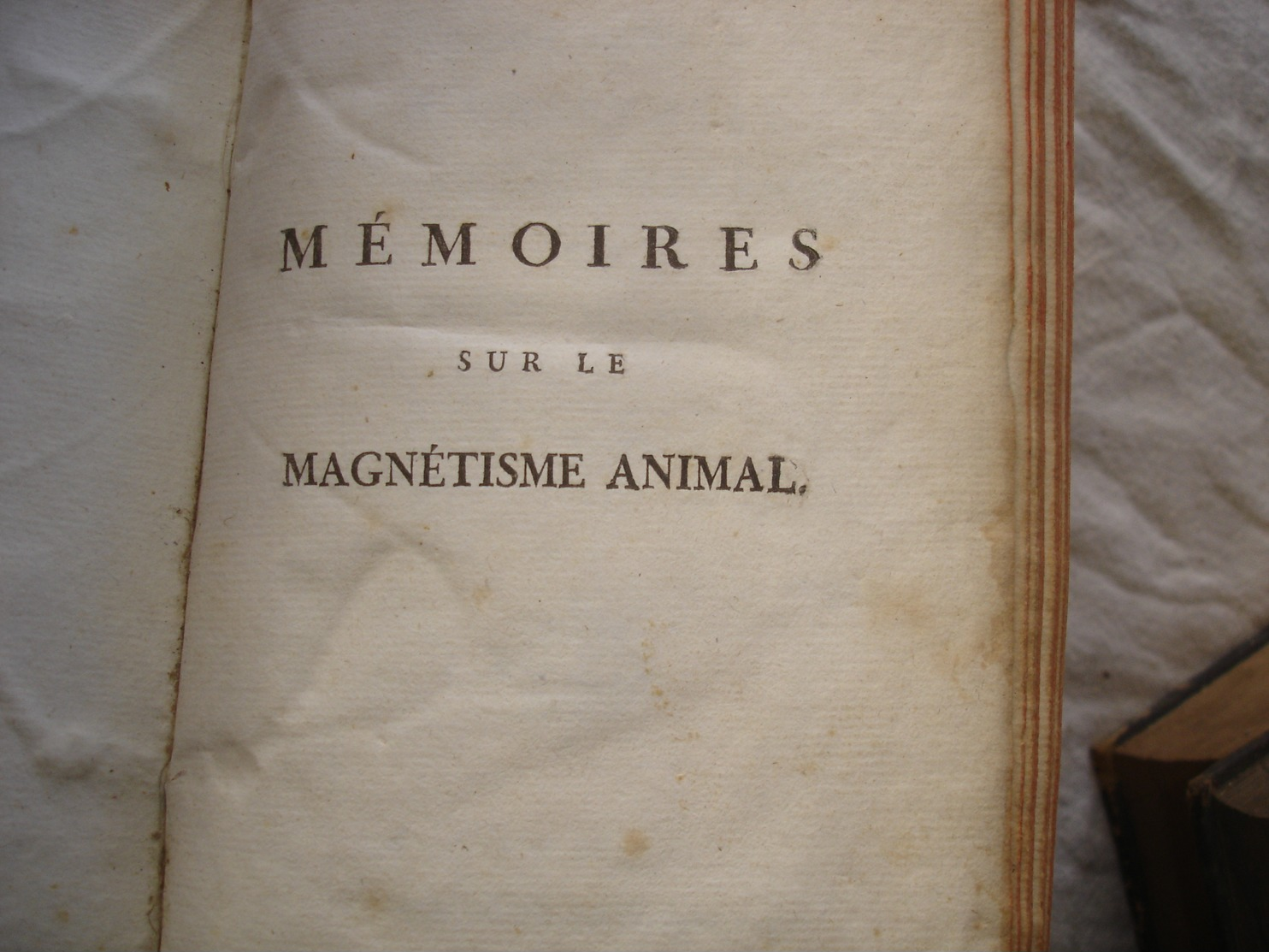 Mémoires Pour Servir A L'histoire Et A L'établissement Du Magnétisme Animale   Le Marquis De Puiségue 1784 - Sciences