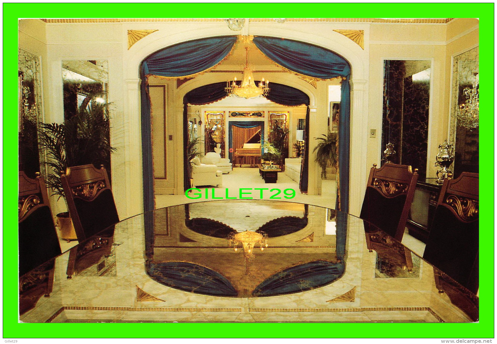 MEMPHIS, TN - GRACELAND MANSION, THE HOME OF ELVIS PRESLEY - THE INTERIOR OF THE HOUSE - - Memphis