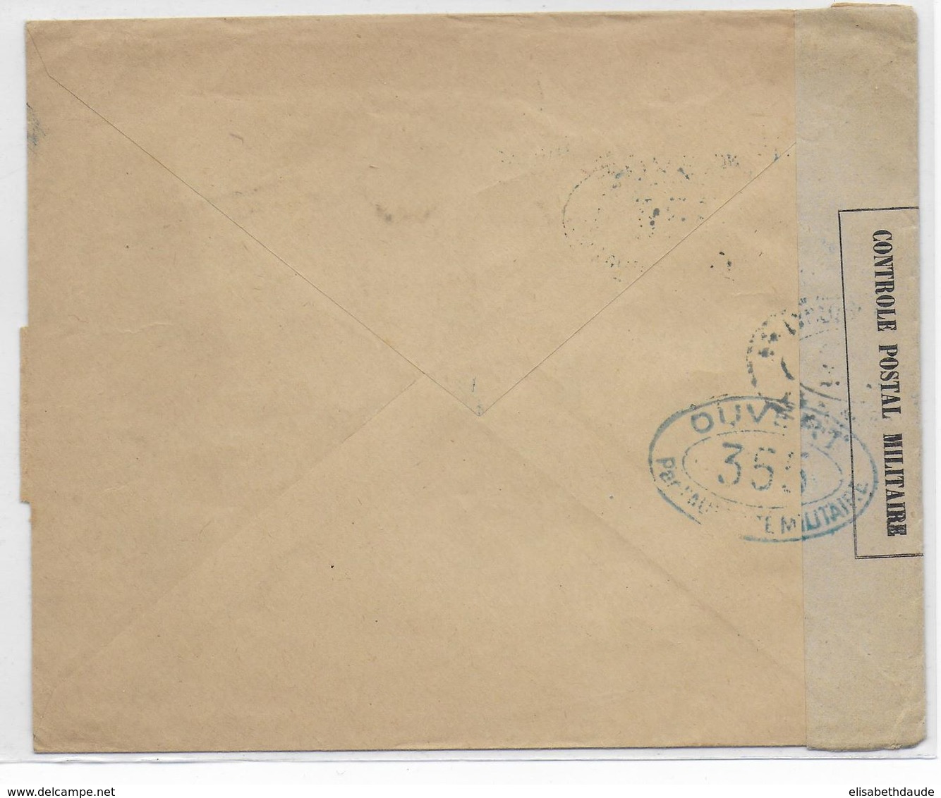 1917 - ENVELOPPE Avec 2 CENSURES FRANCE ET PORTUGAL De LISBONNE => PARIS - Lettres & Documents