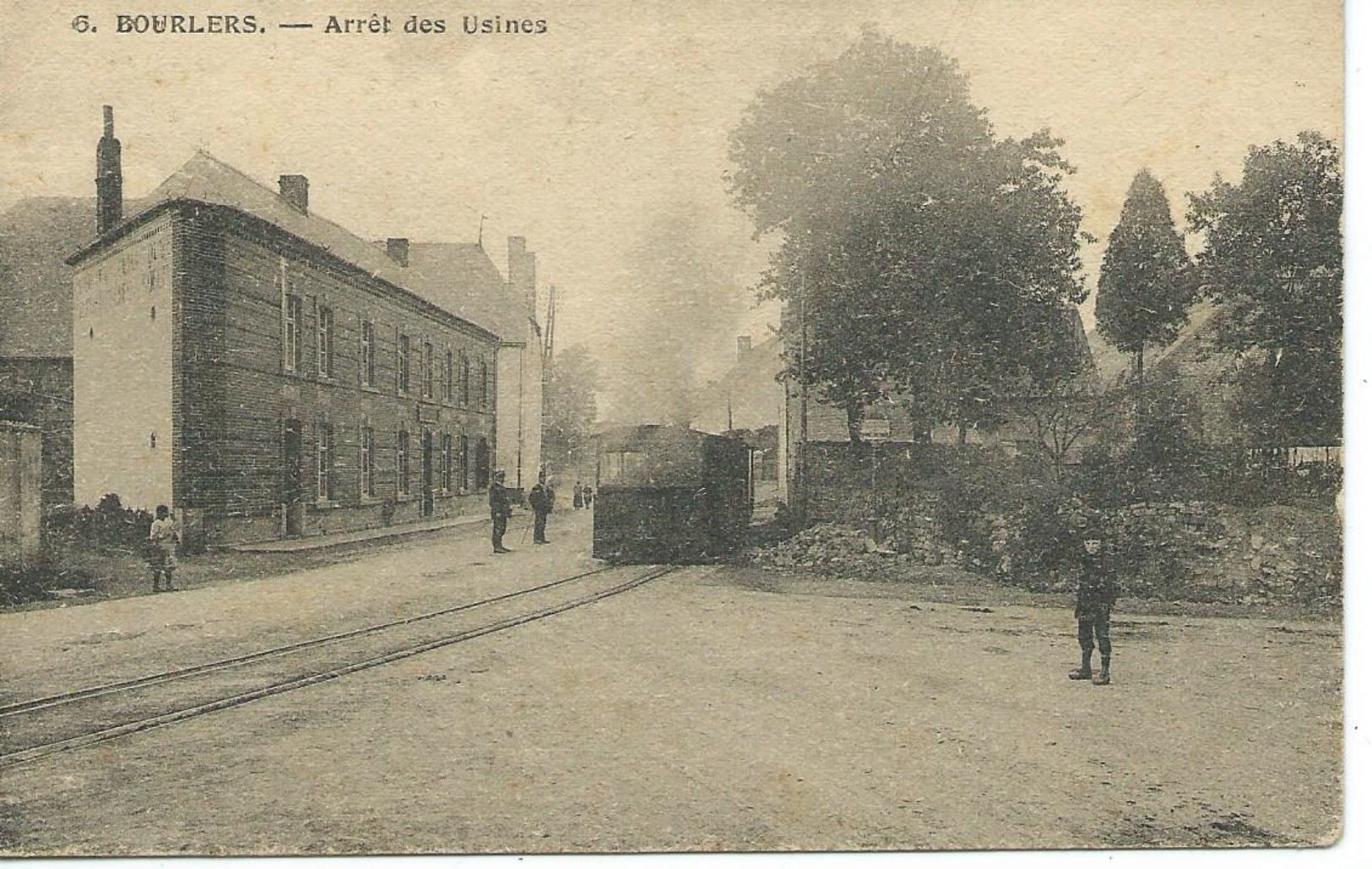 Bourlers - Arrêt Des Usines -tram à Vapeur - Chimay