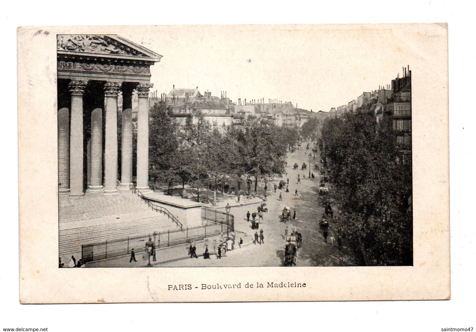 75 - PARIS . BOULEVARD DE LA MADELEINE - Réf. N°7905 - - Altri & Non Classificati