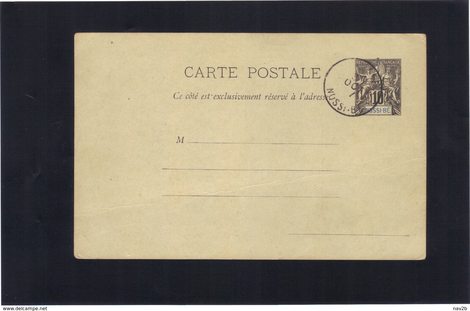 Entier Carte Postale Oblitérée . - Lettres & Documents