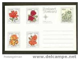 SOUTH AFRICA 1979 5 Postcards Roses F541AB (with Cancellation) - Andere & Zonder Classificatie