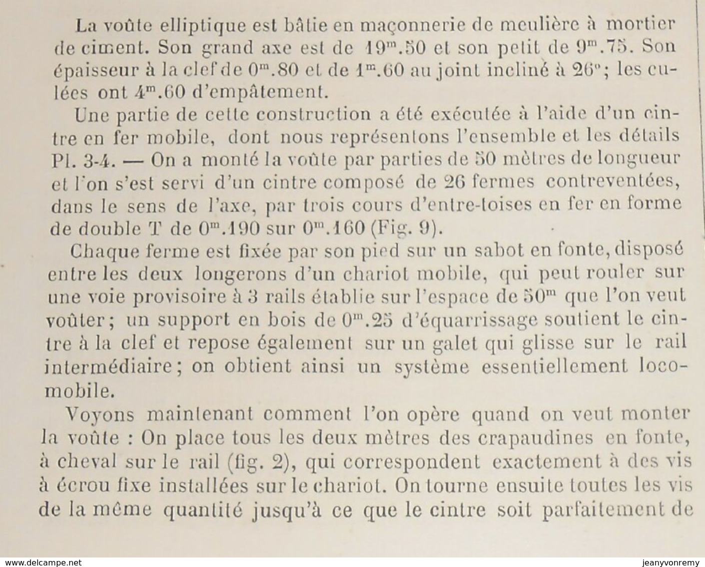 Plan De L'abaissement Du Canal Saint Martin à Paris. 1861 - Arbeitsbeschaffung