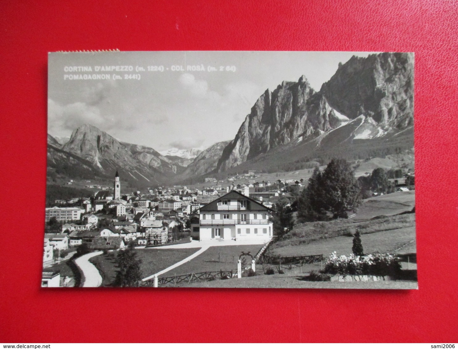 CPA PHOTO ITALIE CORTINA D'AMPEZZO POMAGAGNON - Altri & Non Classificati