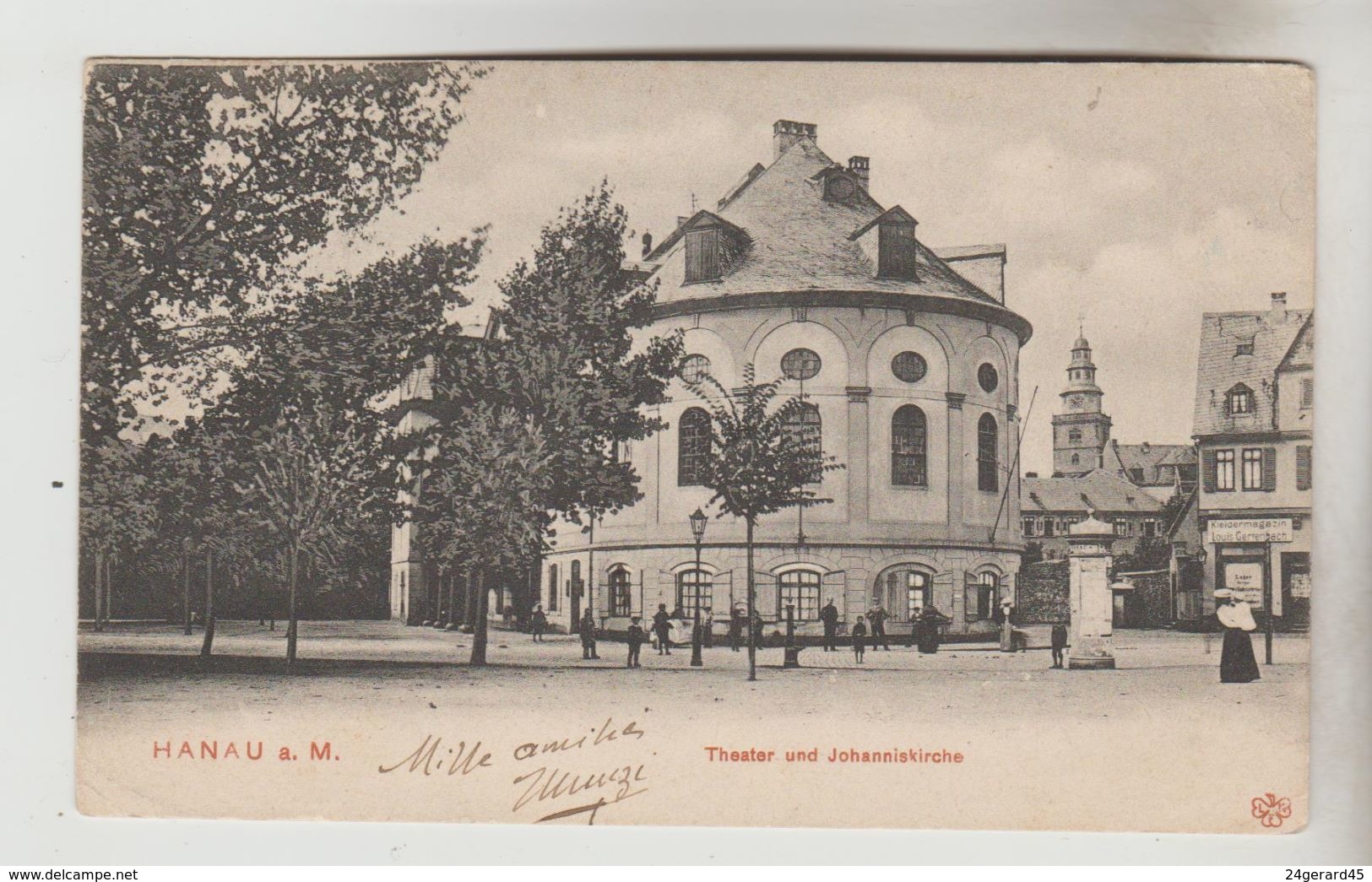 CPA PIONNIERE HANAU (Allemagne-Hesse) - Theater Und Johanniskirche - Hanau