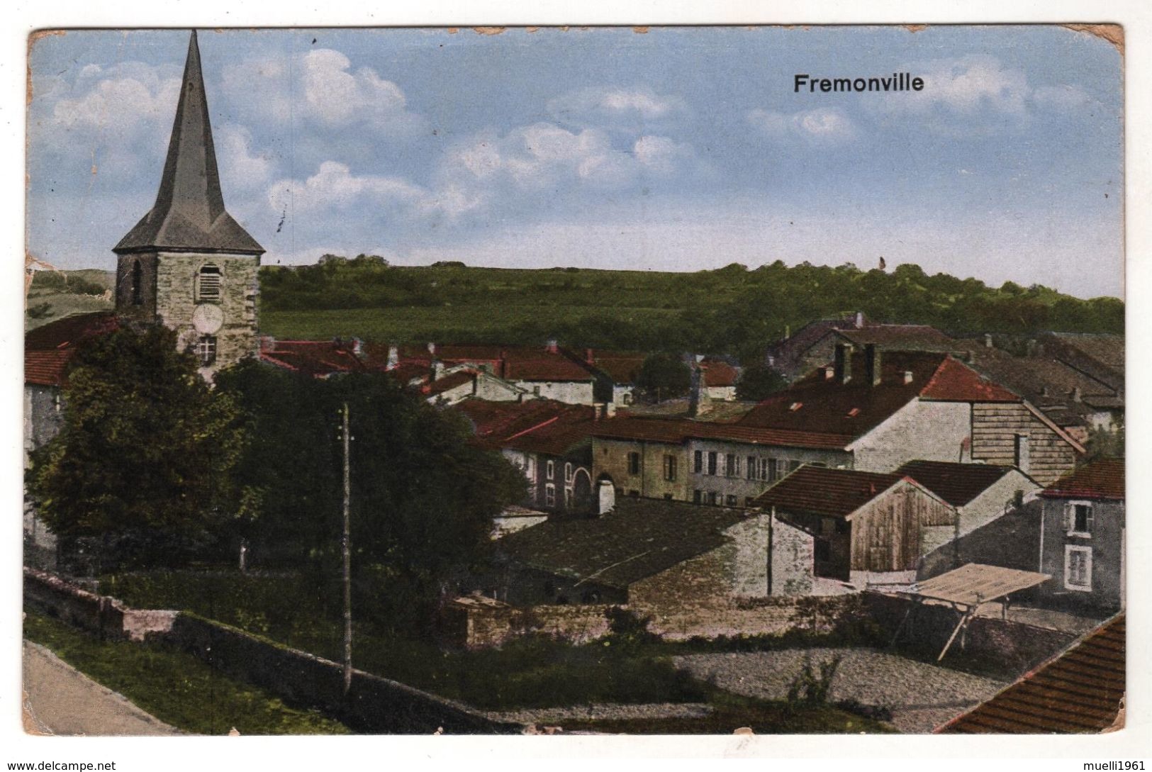 Nr. 6588,  Feldpost,  Fremonville - Guerre 1914-18