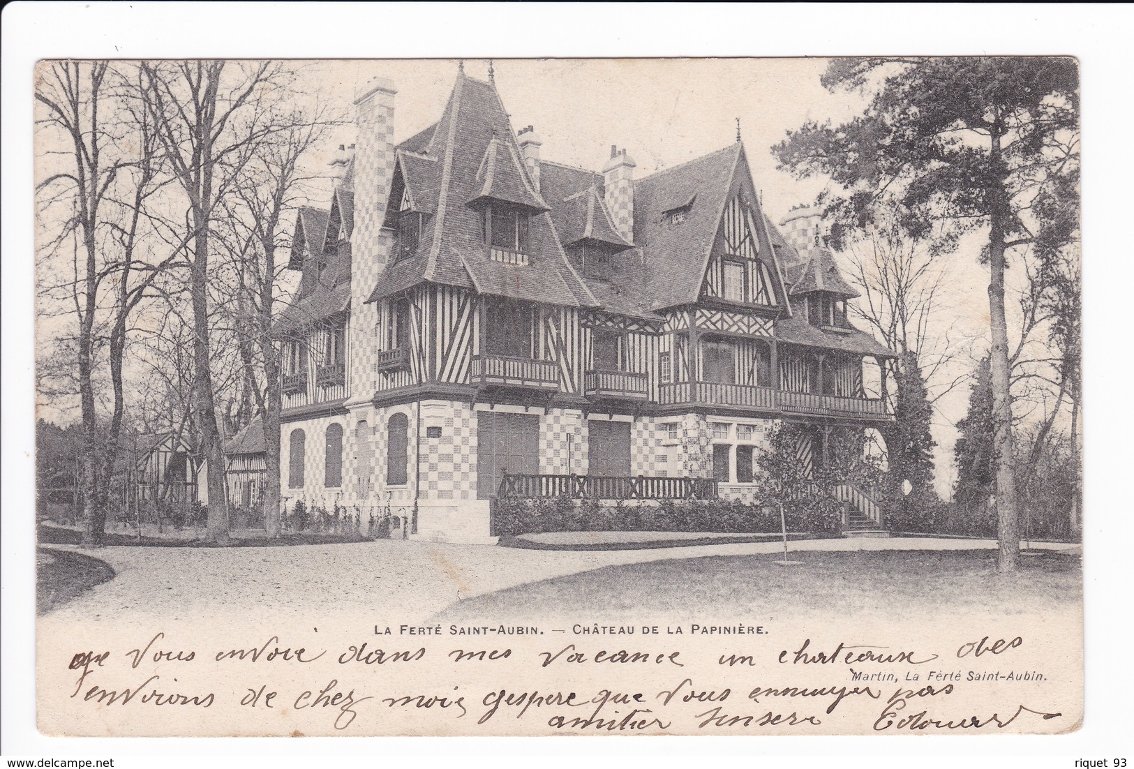 LA FERTE SAINT-AUBIN - Château De La Papinière - La Ferte Saint Aubin