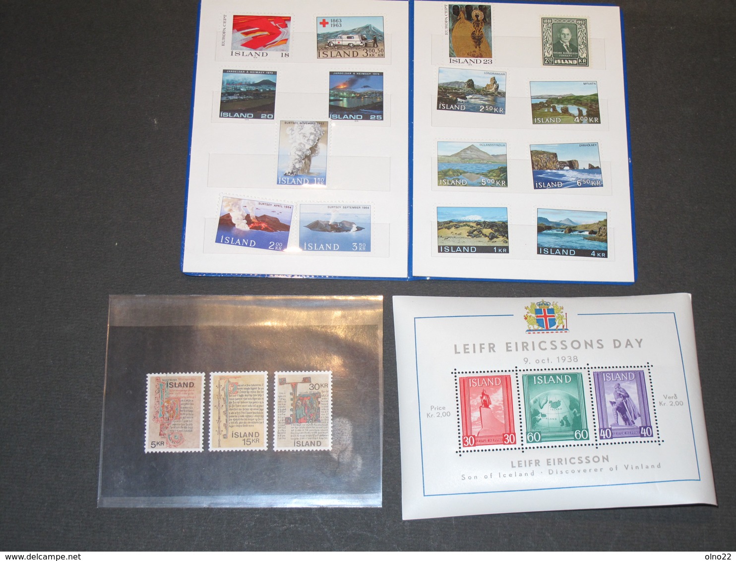 ISLANDE - LOT DE 21 TIMBRES NON OBLITERES - Other & Unclassified